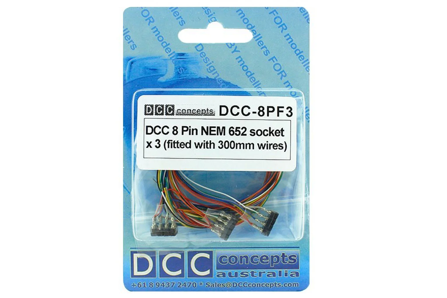 DCD-8PDM.3 Decoder Harness 8 Pin Female (200mm) (3 Pack) - Image 2