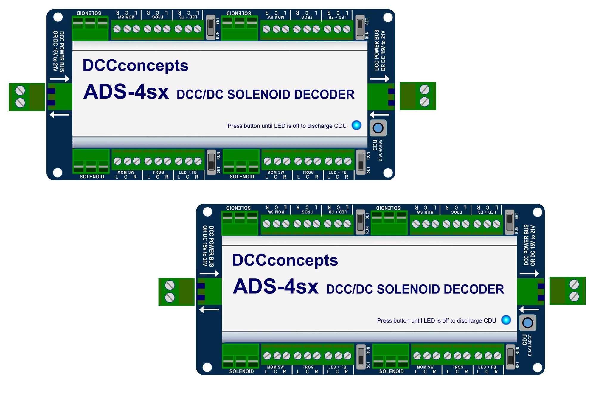 DCD-ADS-8sx Accessory Decoder CDU Solenoid Drive SX 8-Way with Power-Off Memory and Protective Case - Image 4