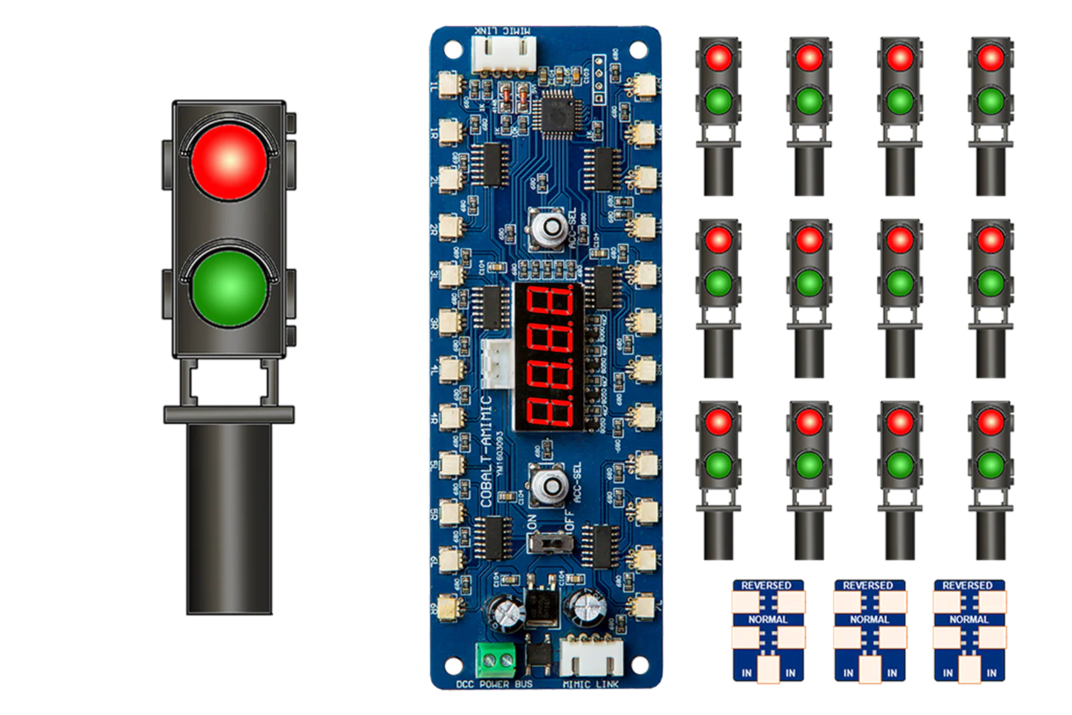 DCD-MGS-RG Alpha Mimic 12x Red/Green Ground Signal