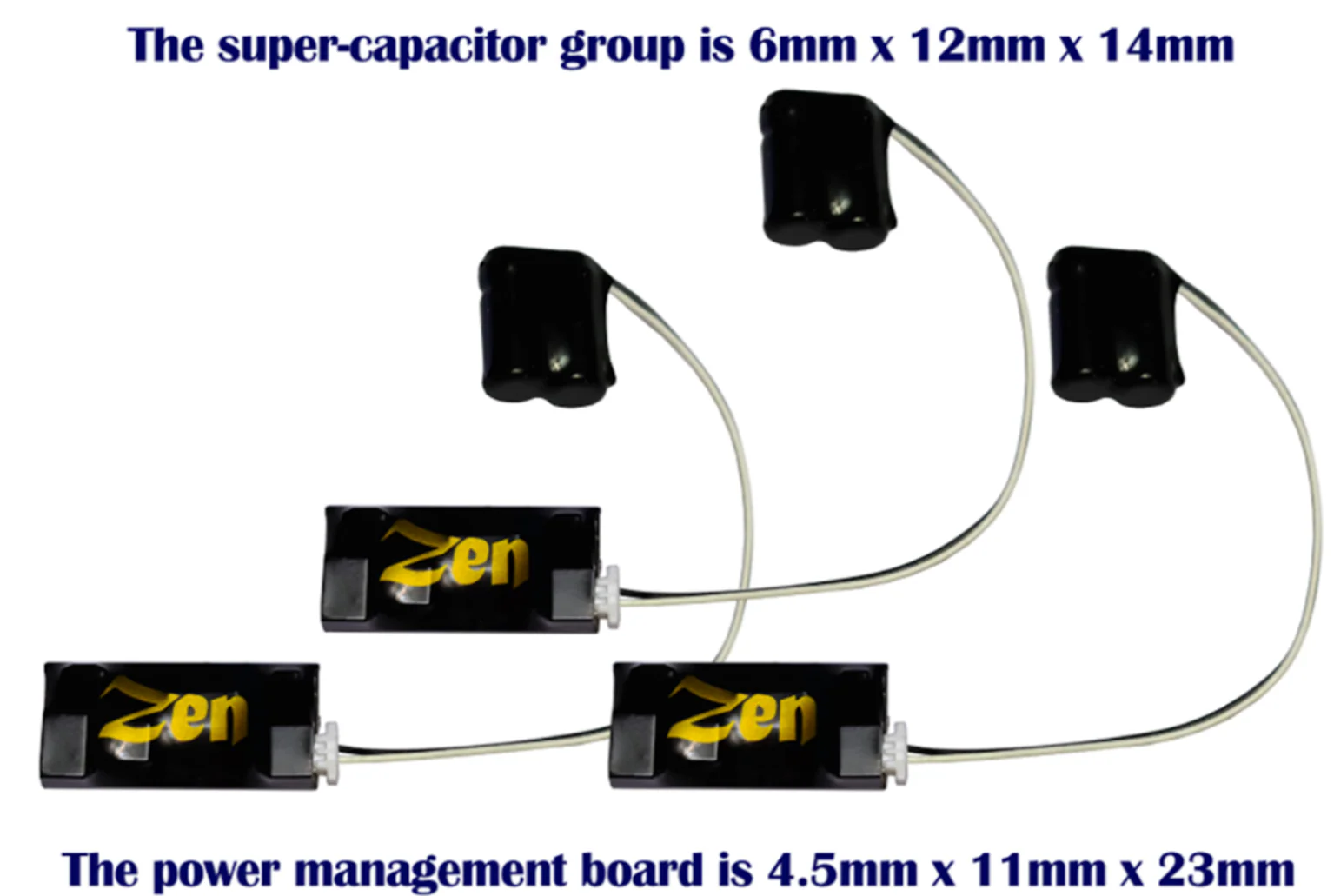 DCD-SA3-MD.3 Zen 3-Wire Medium Stay Alive for Zen Black & Blue+ Decoders (3 Pack)