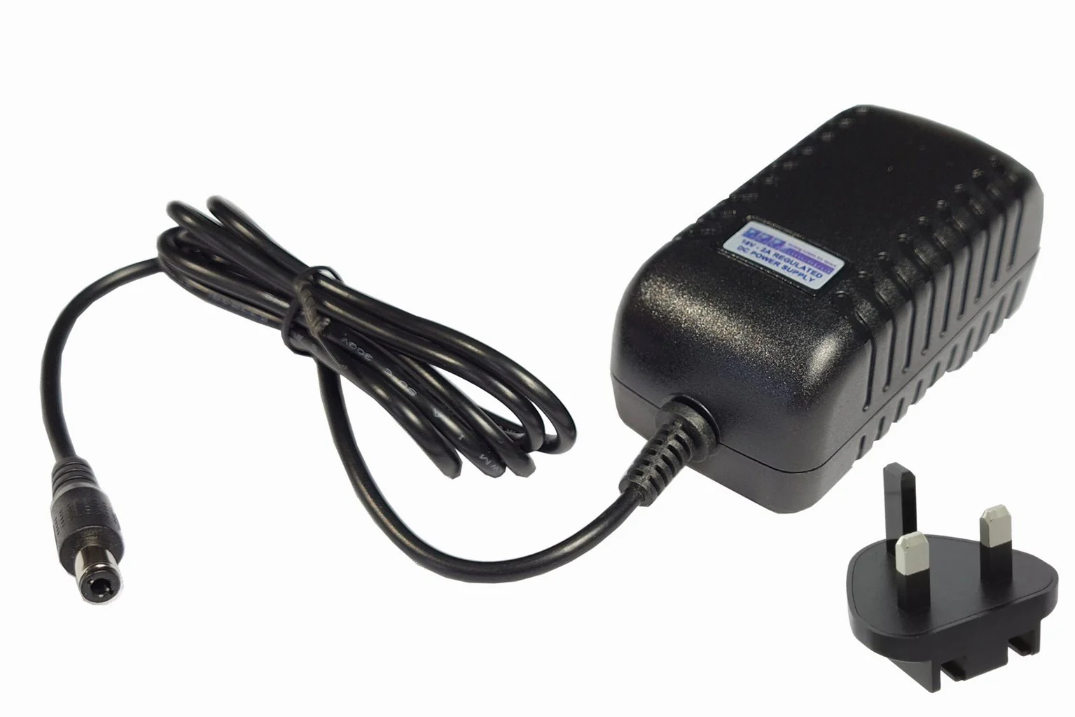 DCP-18.2.UK 18V DC, 2A (UK) Super-high reliability power supply for DC/DCC systems – 2.5mm DC plug