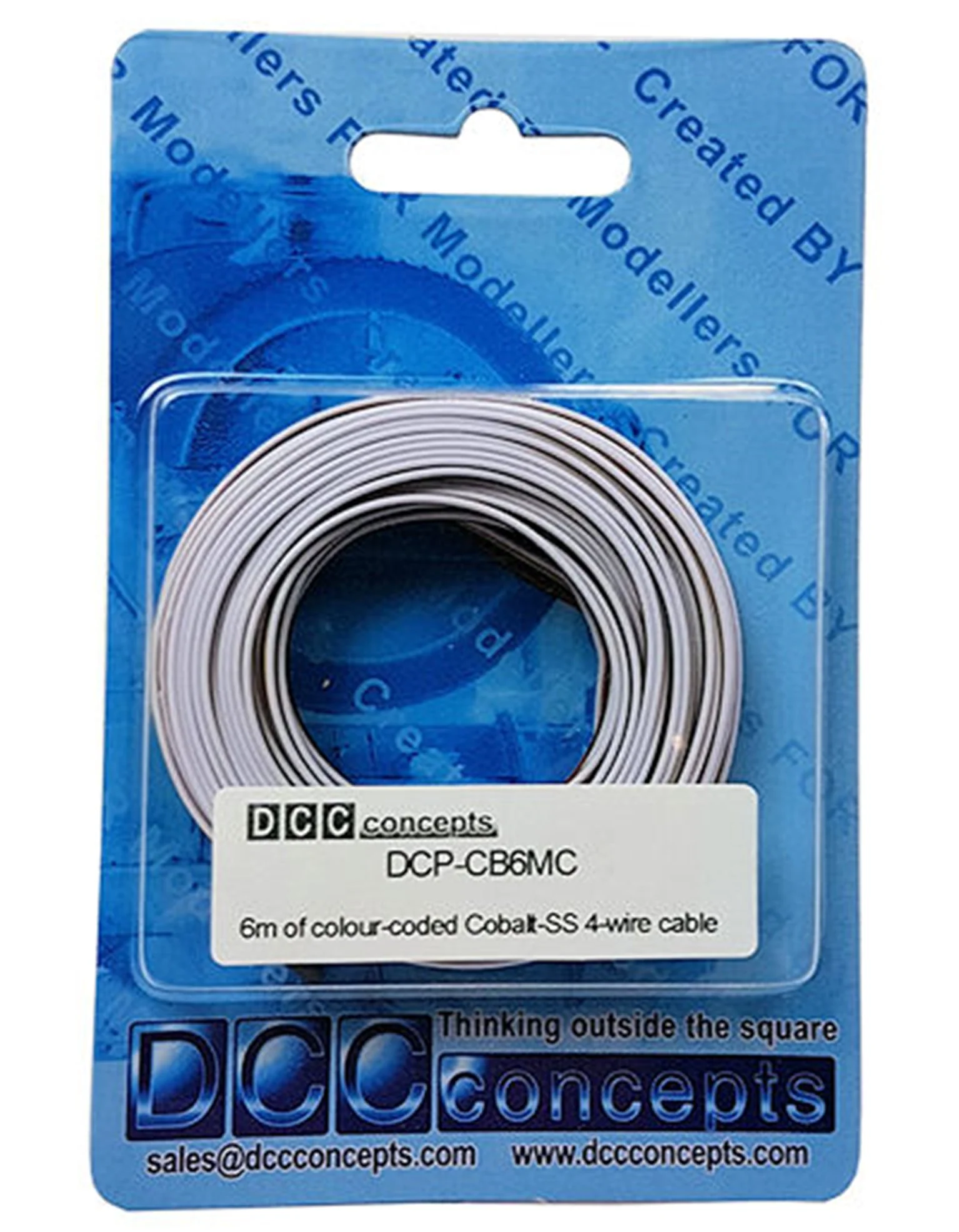 DCP-CB6MC Cobalt SS 4 Wire Colour Coded Cable (6m)