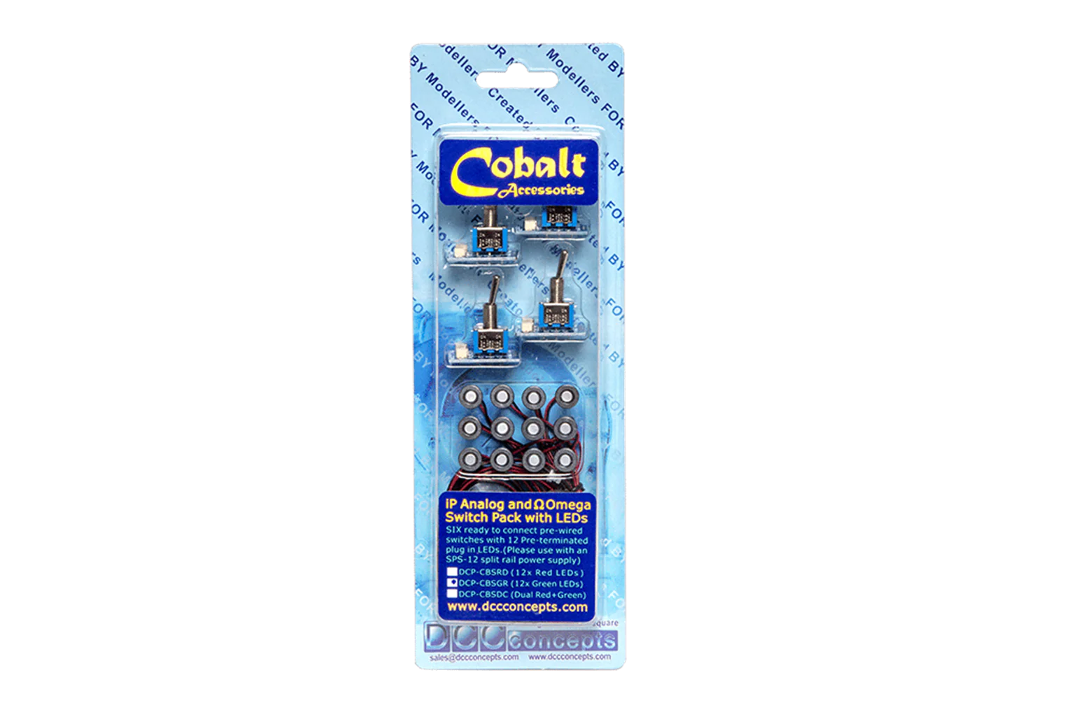 DCP-CBSRD Cobalt iP Analogue and Omega Switch Pack with LEDs (RED) - Image 5
