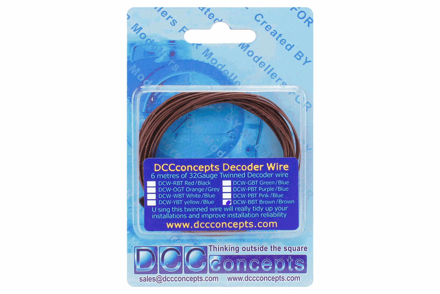 DCW-32BBT TWIN Wire Decoder Stranded 6m (32g) Brown/Brown - Image 3