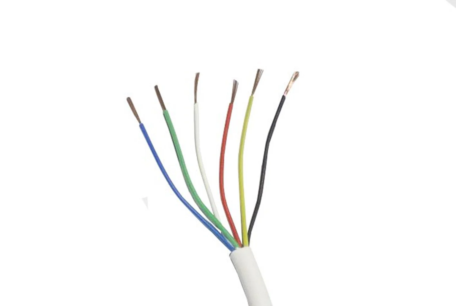 DCW-6WC50 Accessory Bus Wire 50m 7x 0.2mm 6 Core in White Sheath - Image 2