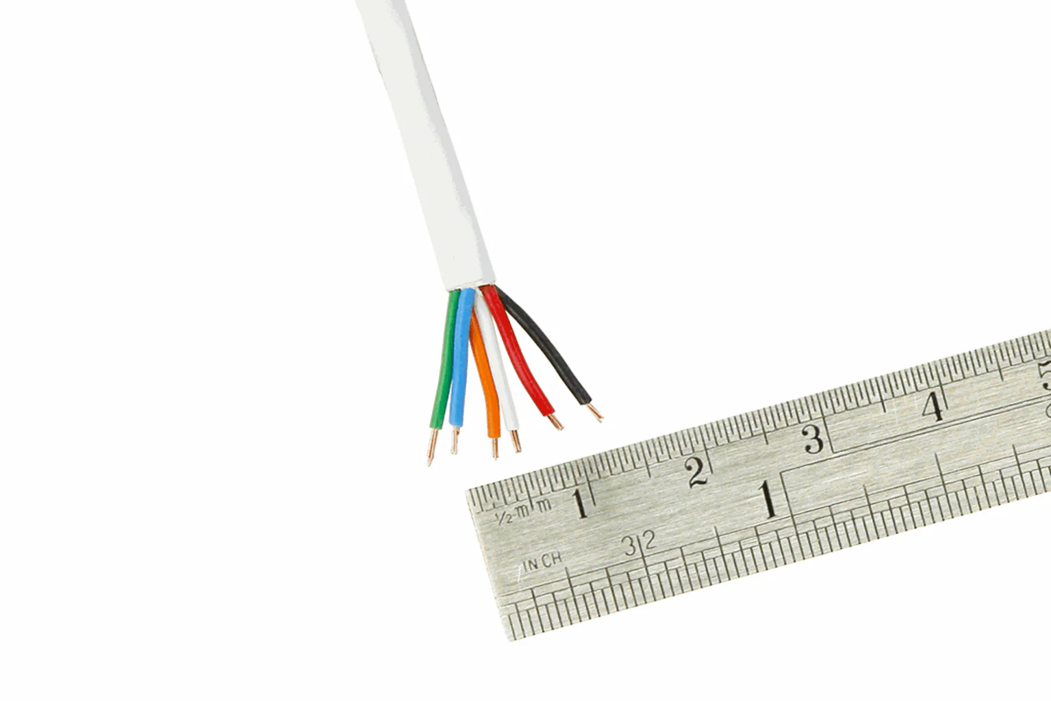 DCW-6WC50 Accessory Bus Wire 50m 7x 0.2mm 6 Core in White Sheath - Image 3