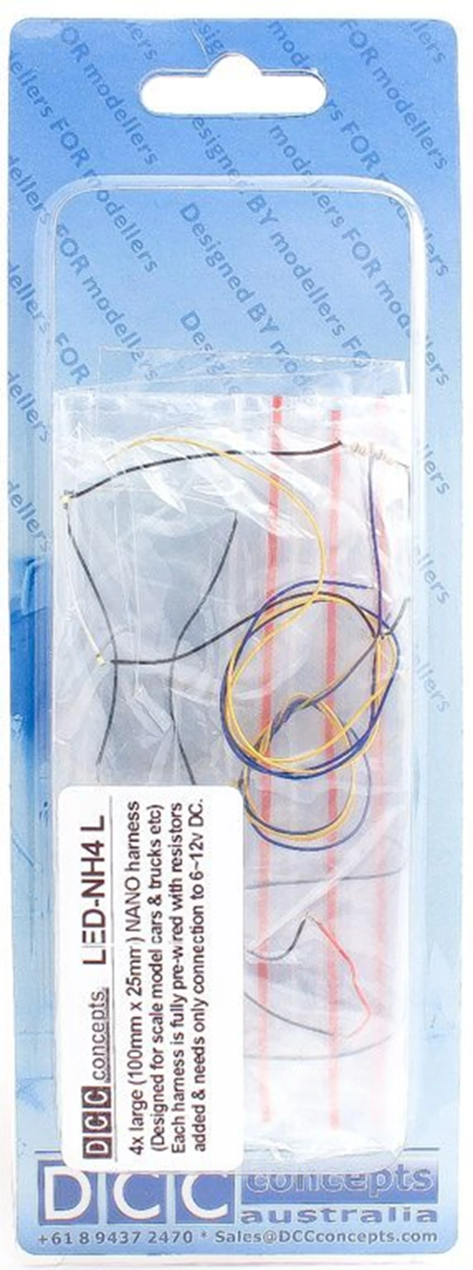 LED-NH4LG NANO Harness 4x 4 (2 Red, 2 White) Large - Image 4