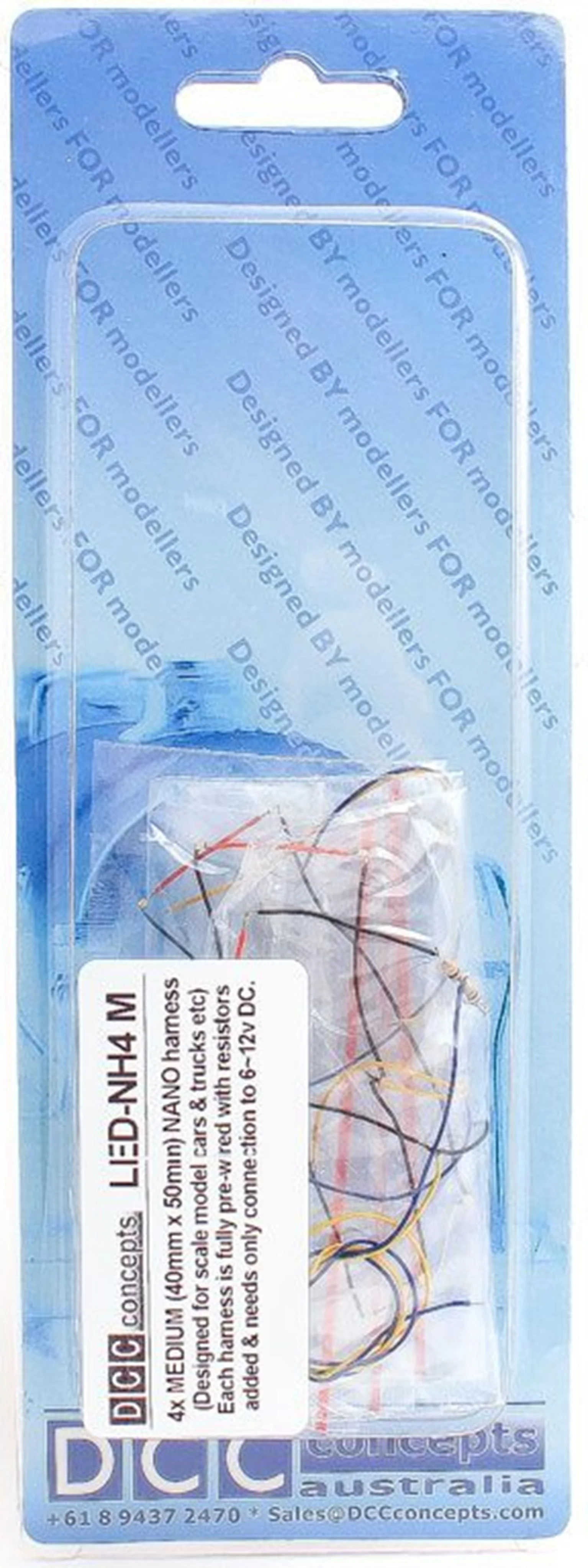 LED-NH4M NANO Harness 4x 4 (2 Red, 2 White) Medium - Image 4