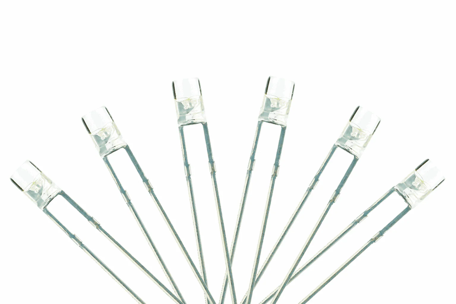 LED-SWF3 Flat Front Type 6x 3mm (w/resistors) Daylight White