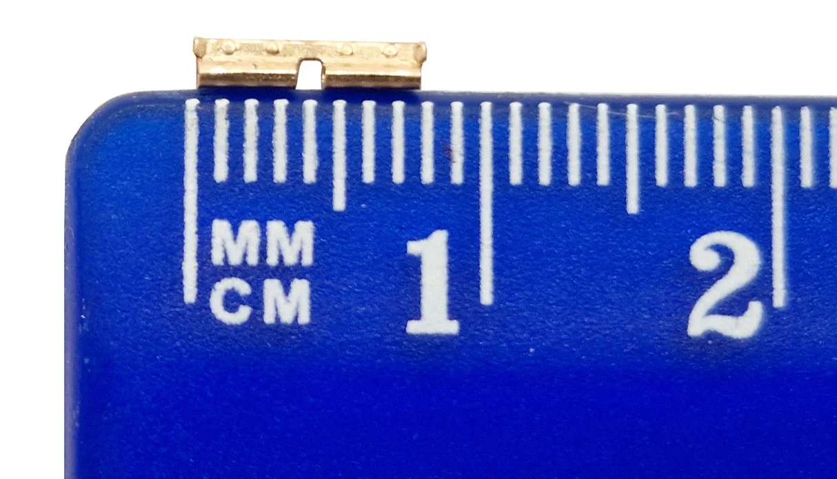 LTK-RJ25.4 4-Bolt Rail Joiners (Bullhead) Phosphor Bronze 4mm scale - 25 Pack - Image 2