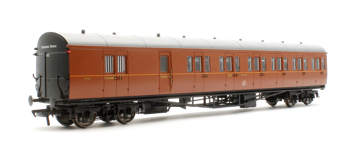 946008 Dia E140 B Set - No.6453 & 6454 'Kingsbridge Branch No.2' GWR Wartime Brown Livery - Image 2