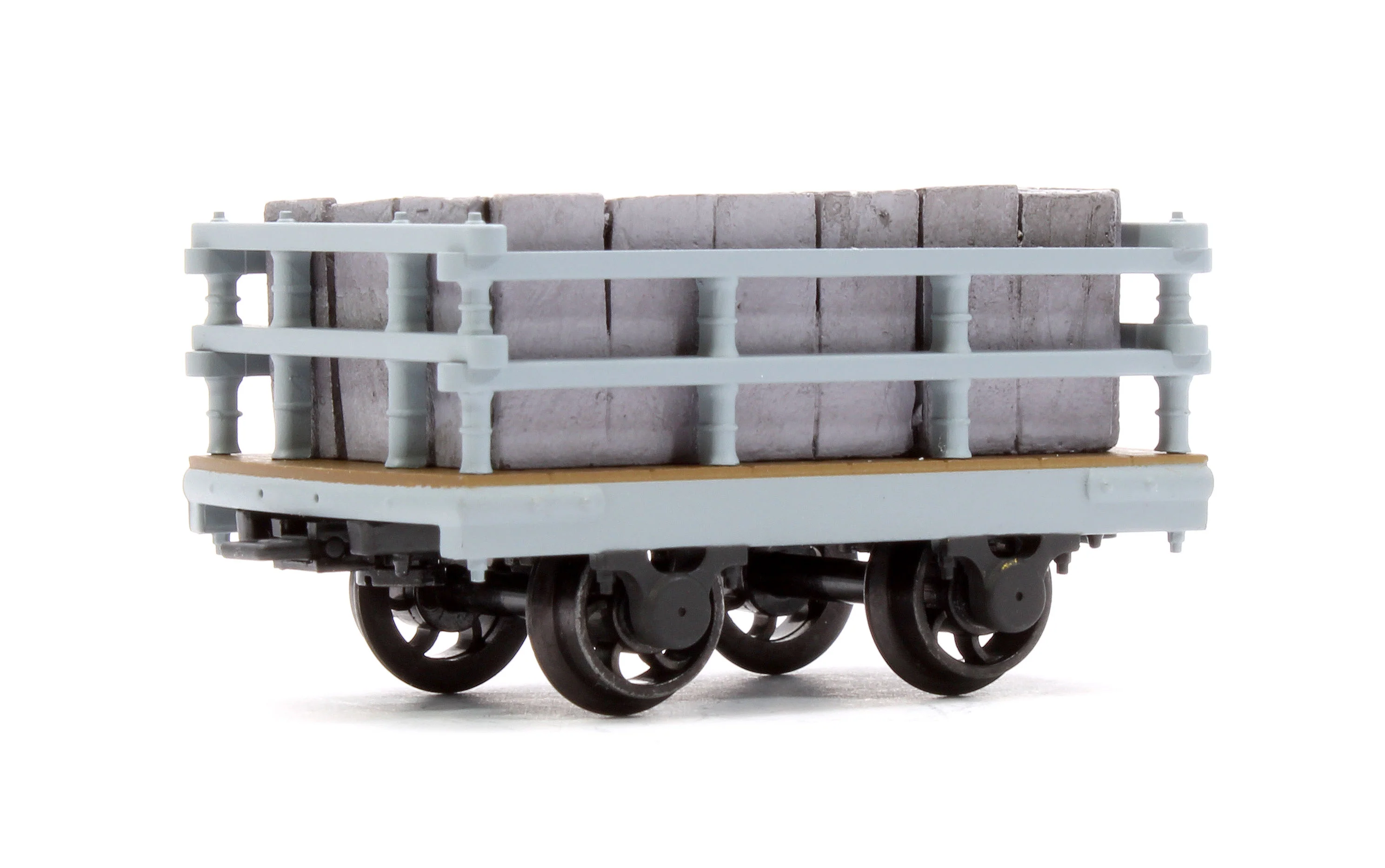 73-027 Dinorwic Slate Wagon with sides Grey (With Load) - Image 3