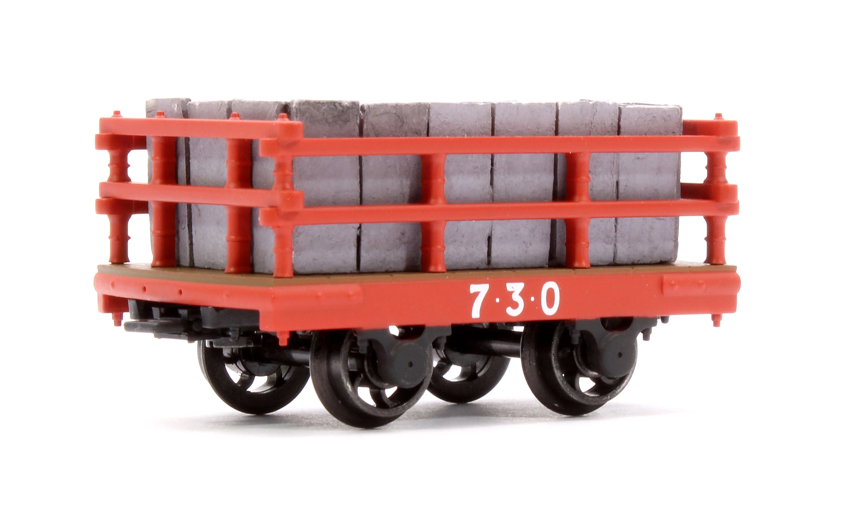 73-028A Dinorwic Slate Wagon with sides Red (With Load) - Image 3