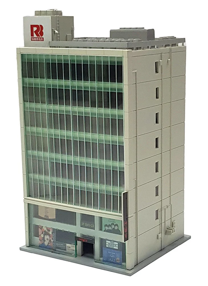 23-438 Diotown 8 Floor Glass Fronted Office Block White(Pre-Built)