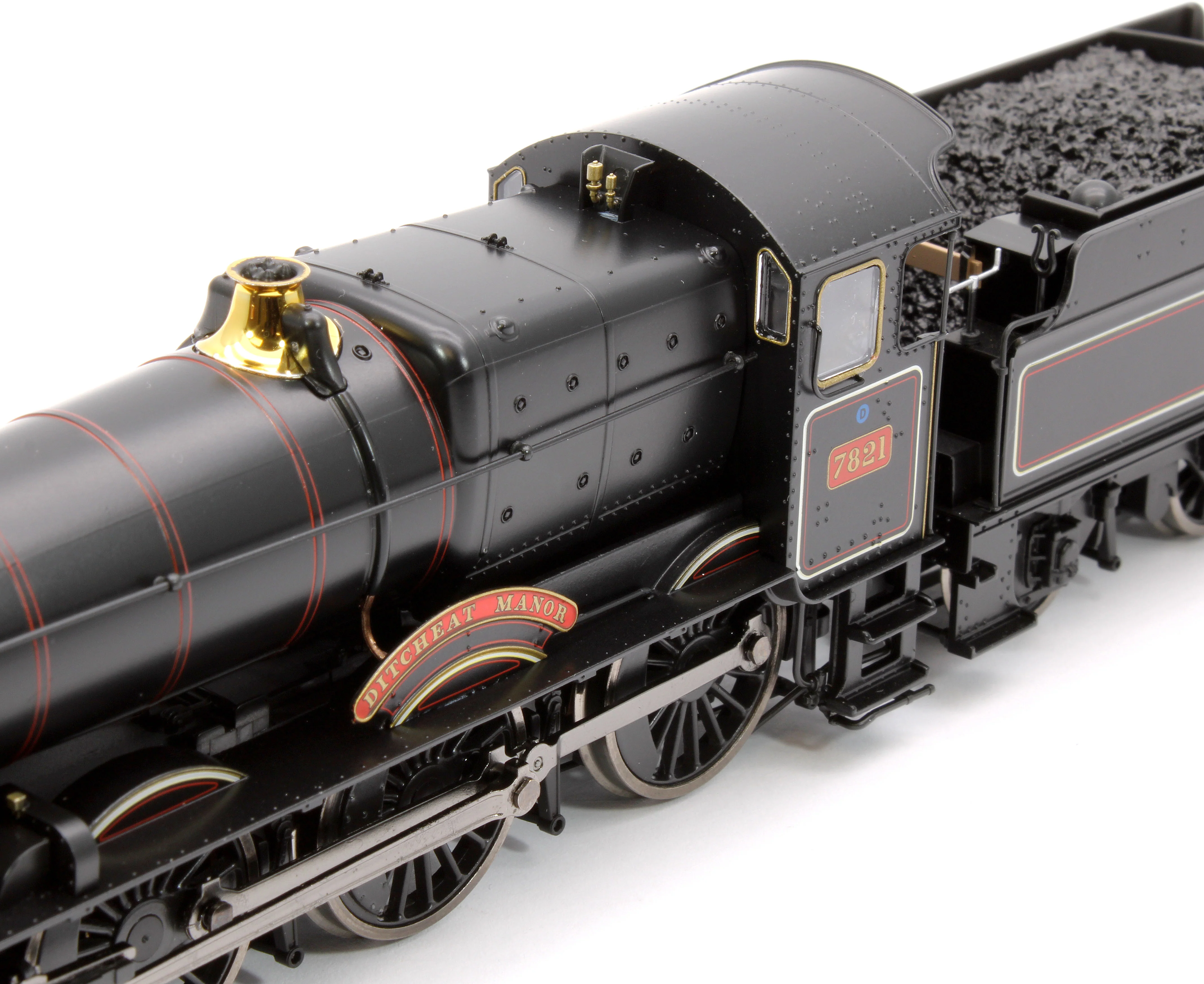4S-001-011 Ditcheat Manor BR Lined Black Early Crest 78xx Manor Class 4-6-0 Steam Locomotive No.7821 - Image 11