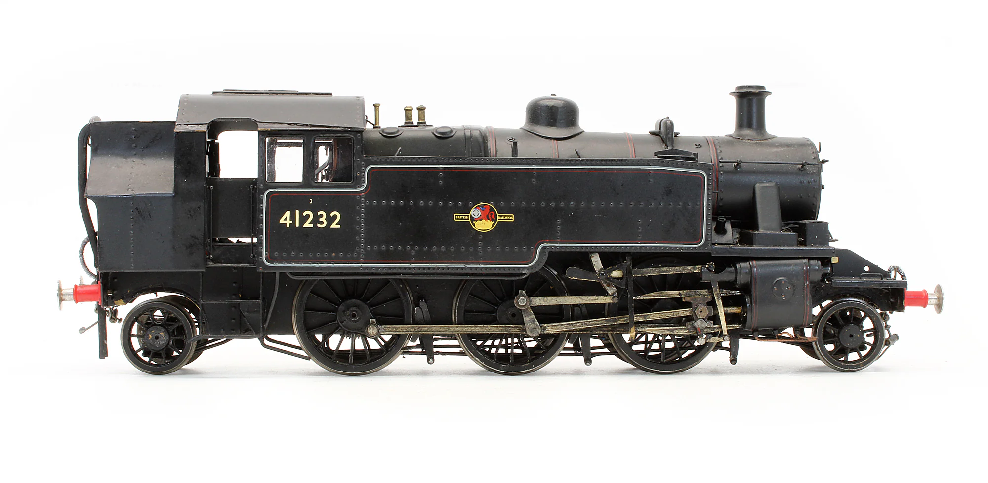 41232 Pre-Owned Kit Built BR Lined Black 2-6-2 Class 2 '41232' Steam Locomotive - DCC Sound Fitted - Image 3