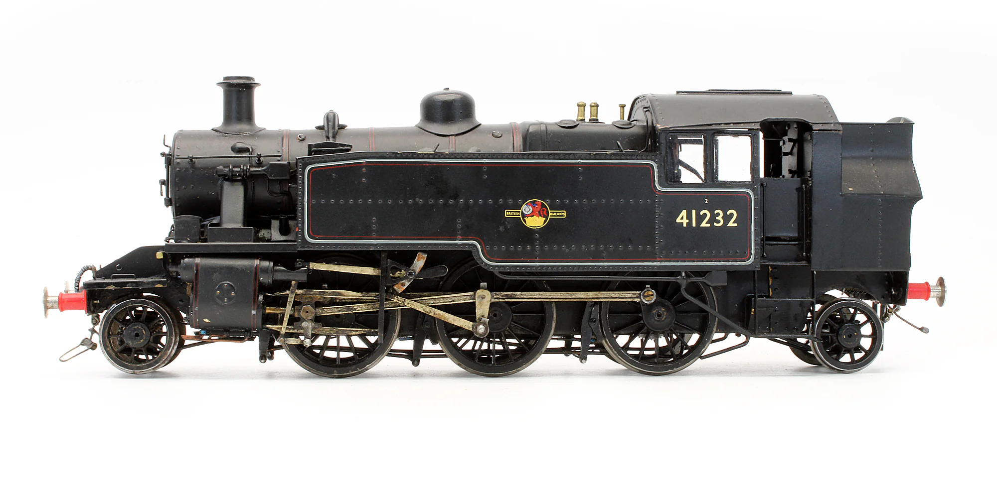 41232 Pre-Owned Kit Built BR Lined Black 2-6-2 Class 2 '41232' Steam Locomotive - DCC Sound Fitted - Image 4