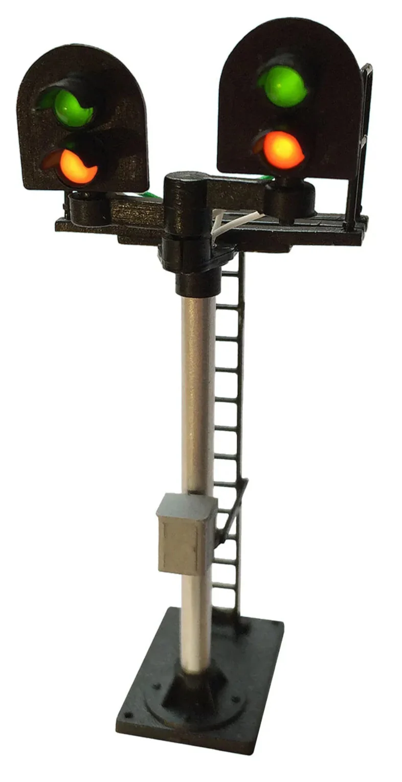 ES35 2-2 Aspect Stepped Distant Standard Junction Signal Kit Round Head