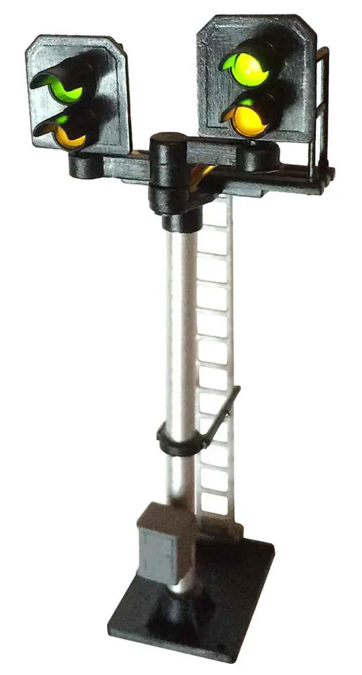 ES78 2-2 Aspect Stepped Distant Standard Junction Signal Kit Square Head