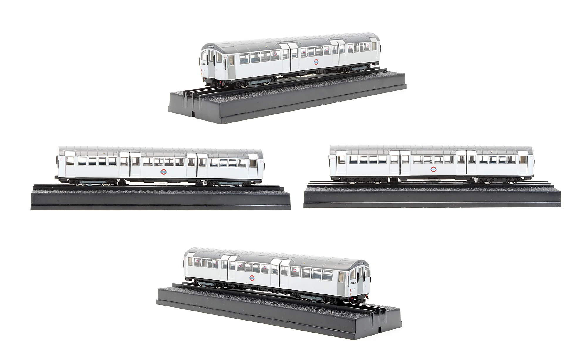 1962-Central Pre-Owned 1962 London Tube Stock Central Line 4 Car Set - Unpowered