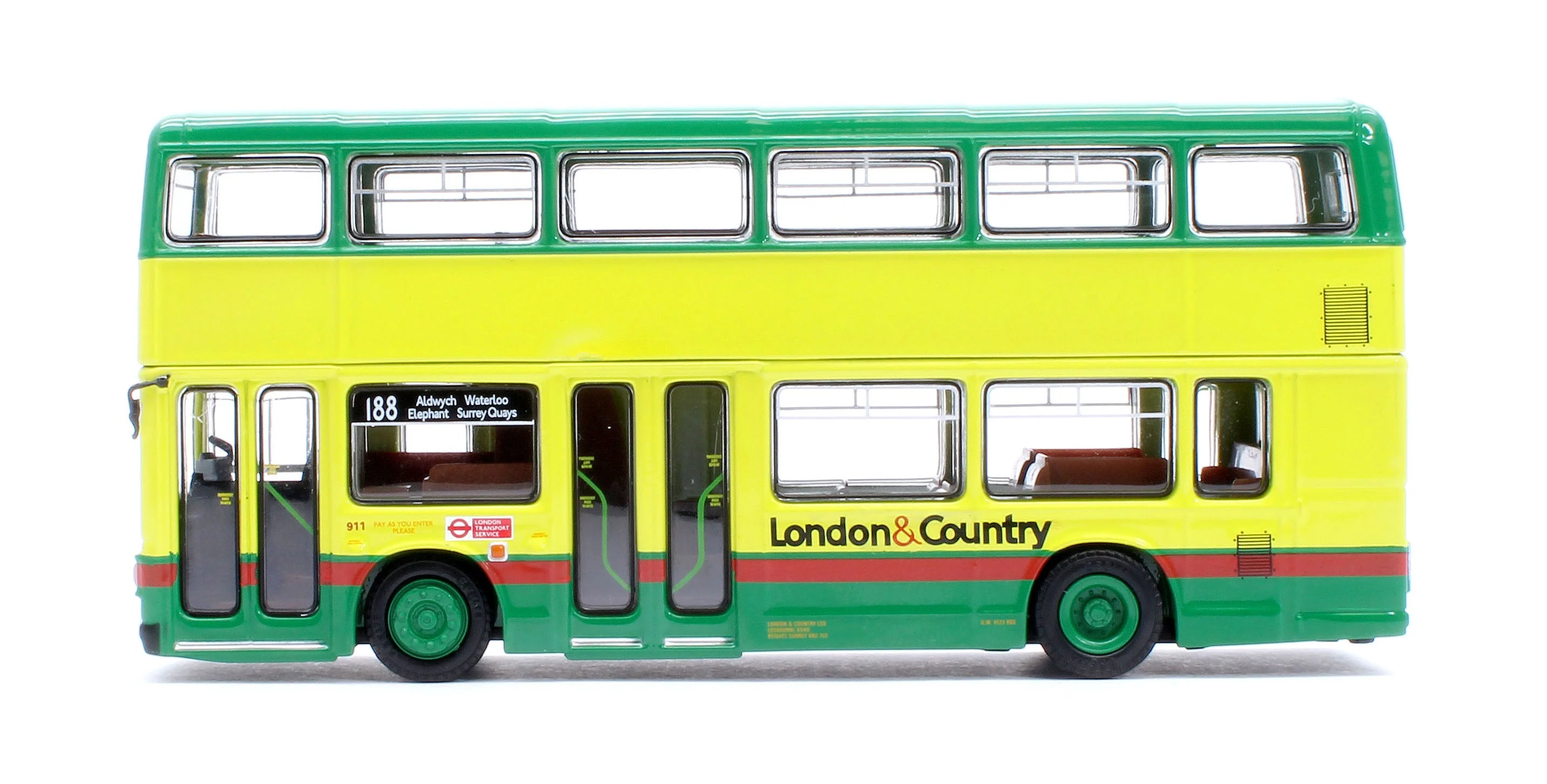 E28830 Leyland Titan B15 London & Country 911 Route 188 Euston - Image 3