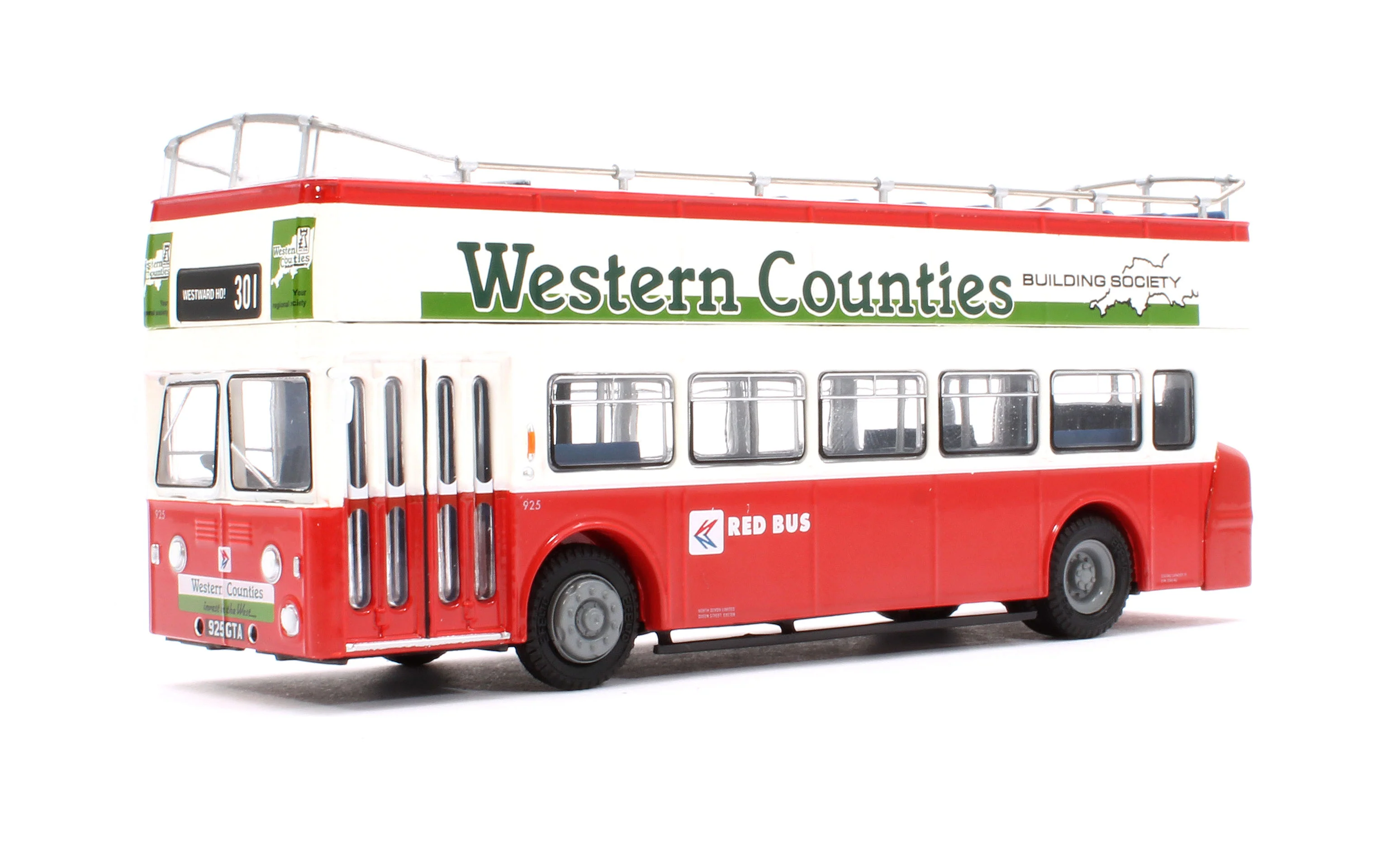 E40803 Leyland Atlantean Open Top Red Bus NBC 925 925GTA