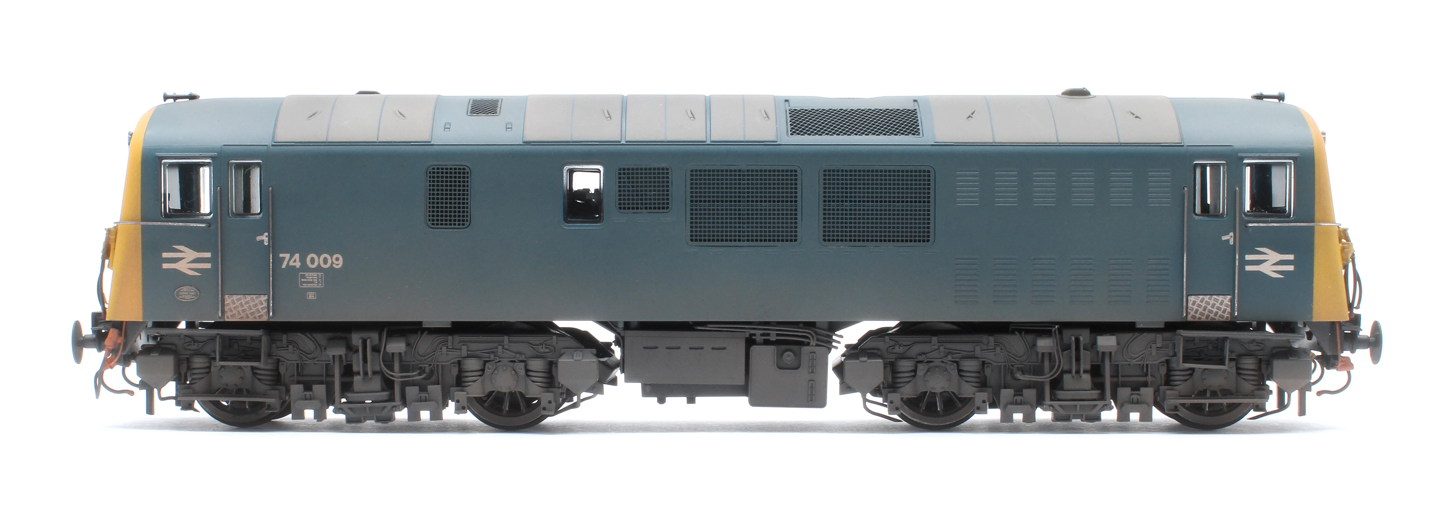 E82010 Class 74 Electro-Diesel 74009 BR Blue Electric Locomotive - Weathered - Image 5