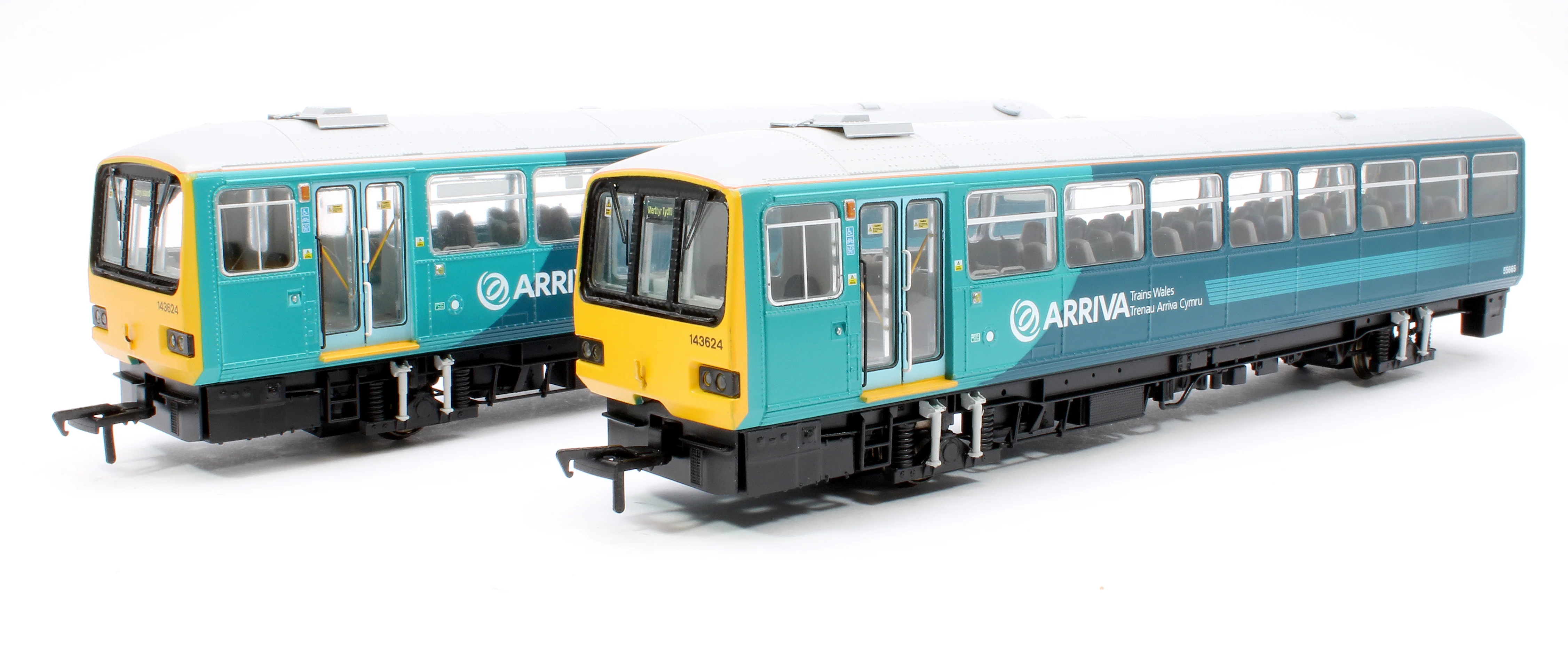 E83023 Class 143 2-Car DMU 143624 Arriva Trains Wales (Revised)
