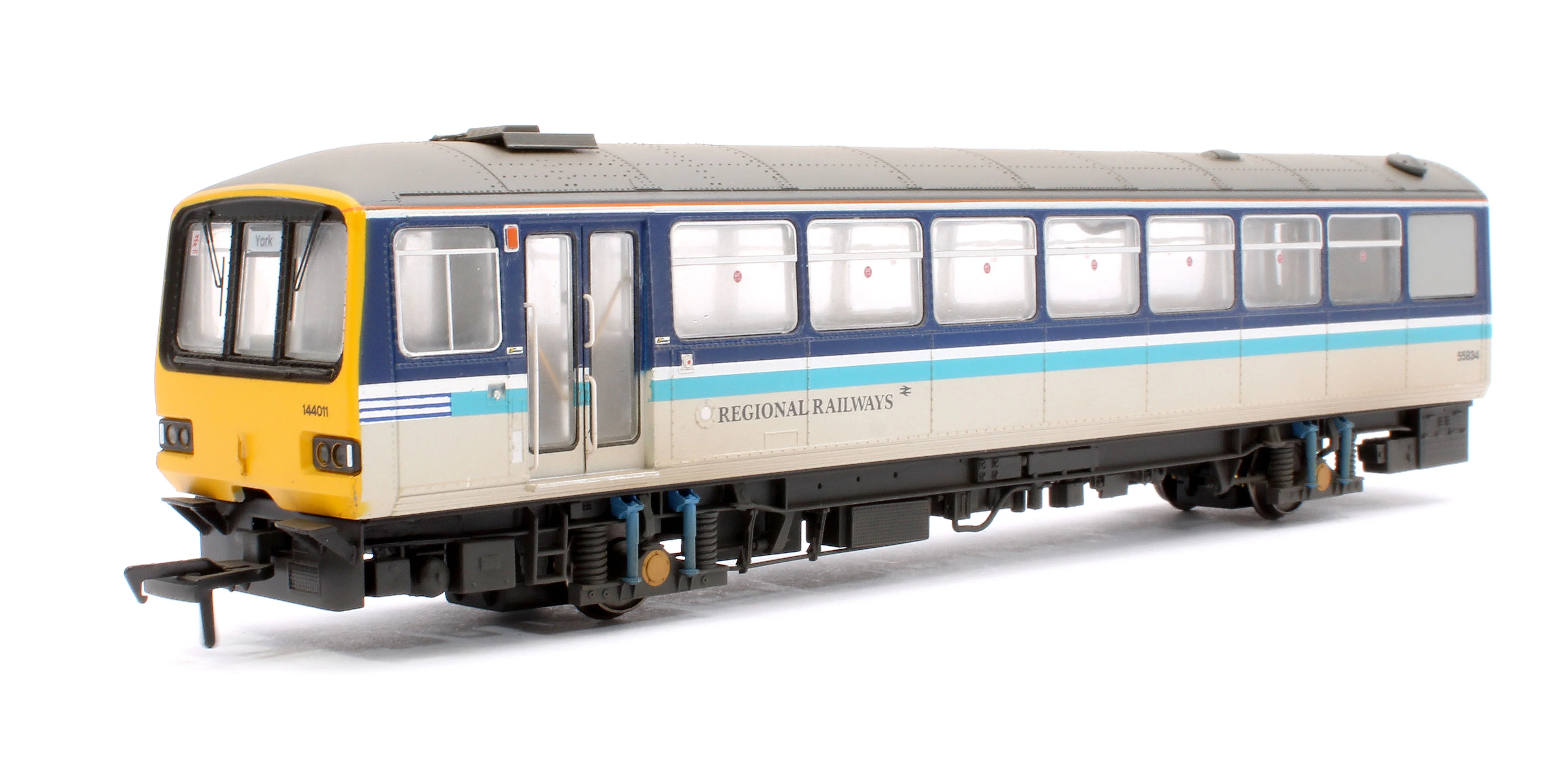 E83033 Class 144 2-Car DMU 144011 BR Regional Railways - Weathered - Image 4