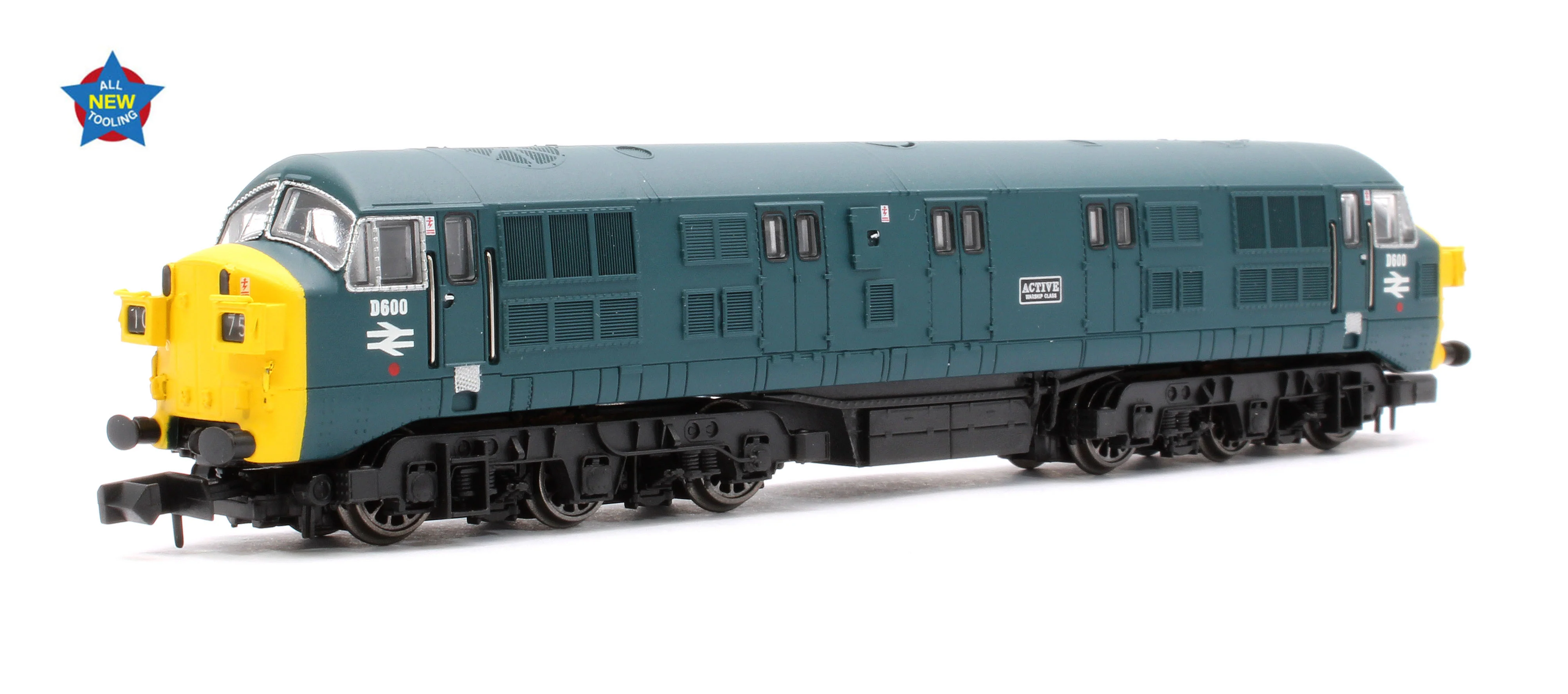 E84522 Class 41 'Warship' Headcode Box D600 'Active' BR Blue Diesel Locomotive