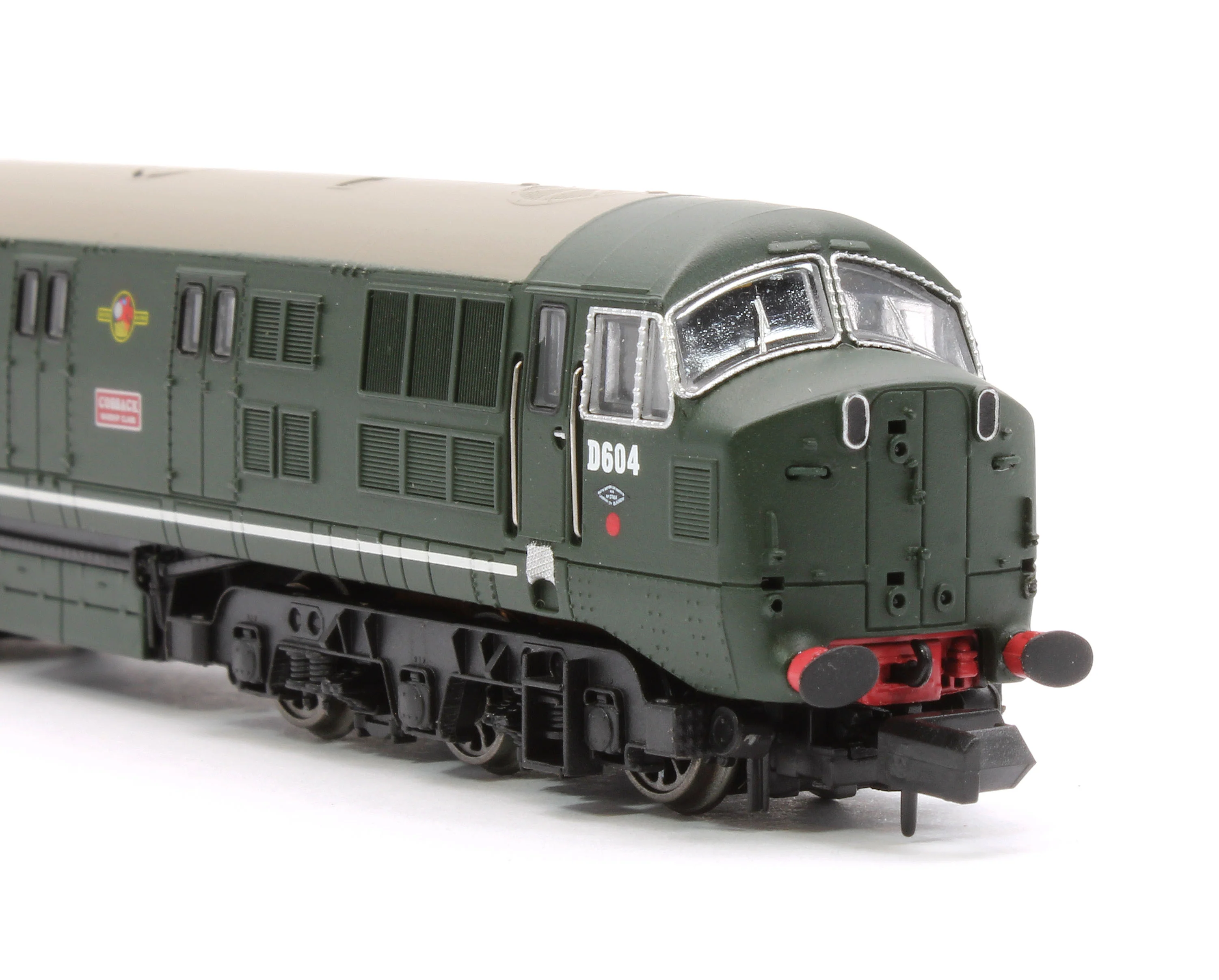 E84527 Class 41 'Warship' Disc Headcode D604 'Cossack' BR Green (Late Crest) Diesel Locomotive - Image 8