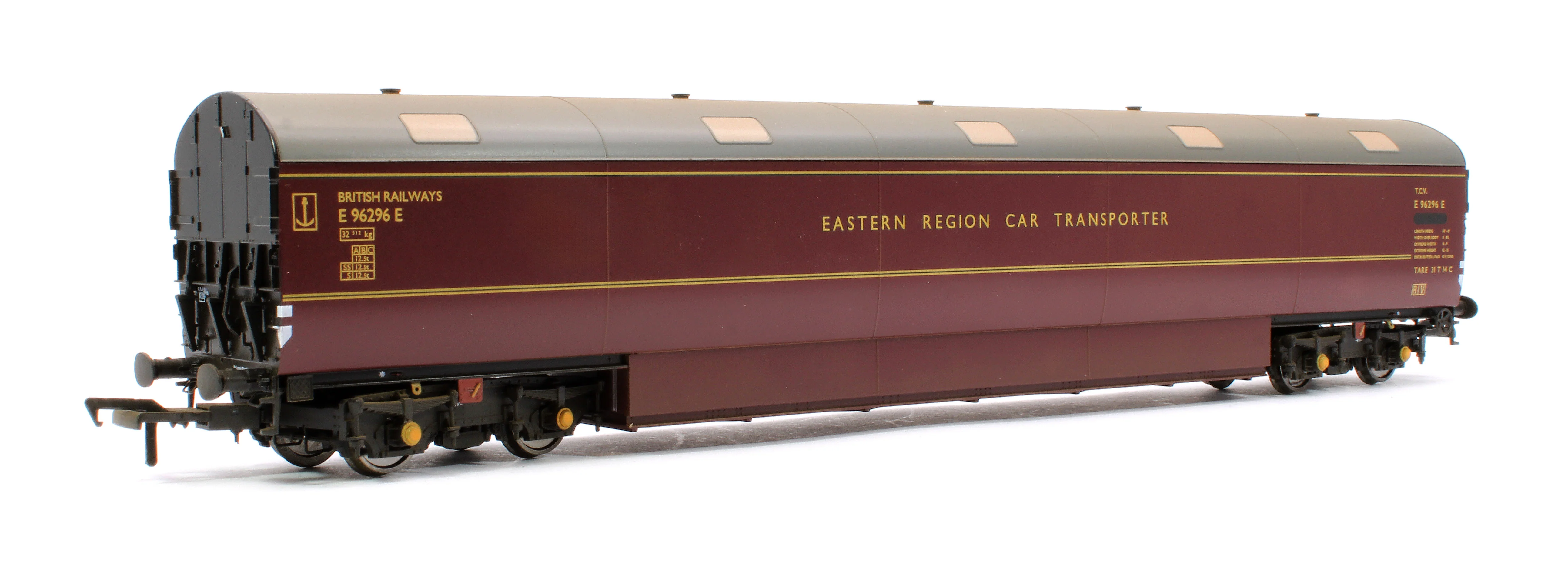 E86005 Newton Chambers Car Carrier BR Maroon E96296E - Weathered - Image 3