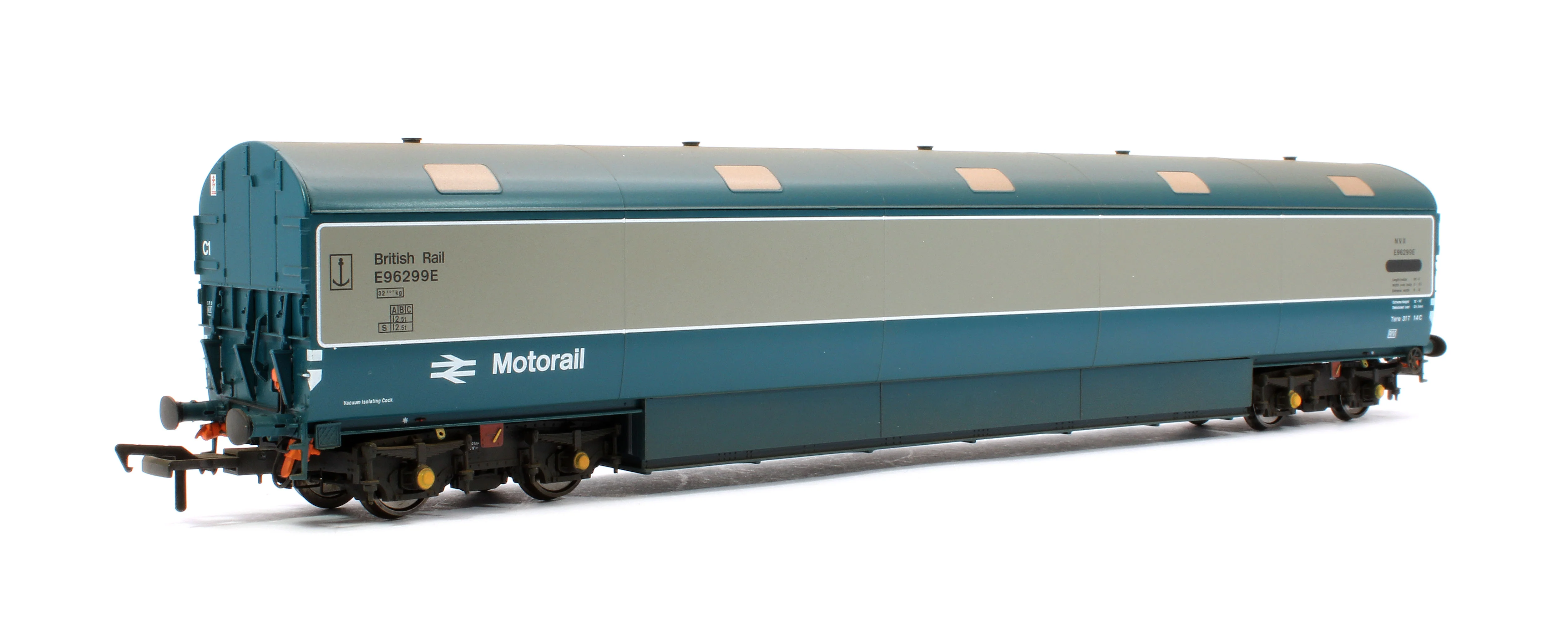 E86010 Newton Chambers Car Carrier BR Blue & Grey E96299E - Weathered - Image 3