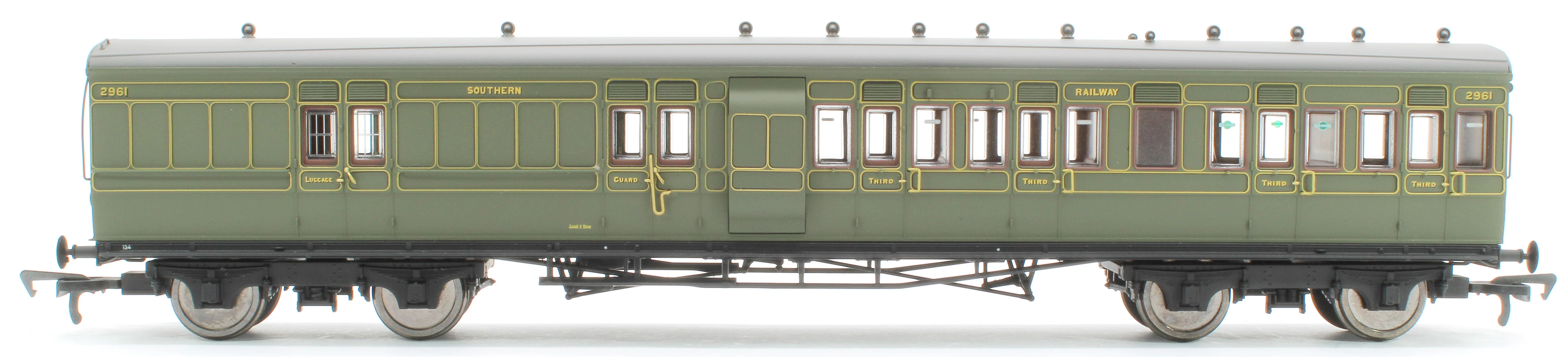 E86012 LSWR Cross Country 4-Coach Pack SR Maunsell Green - Image 8