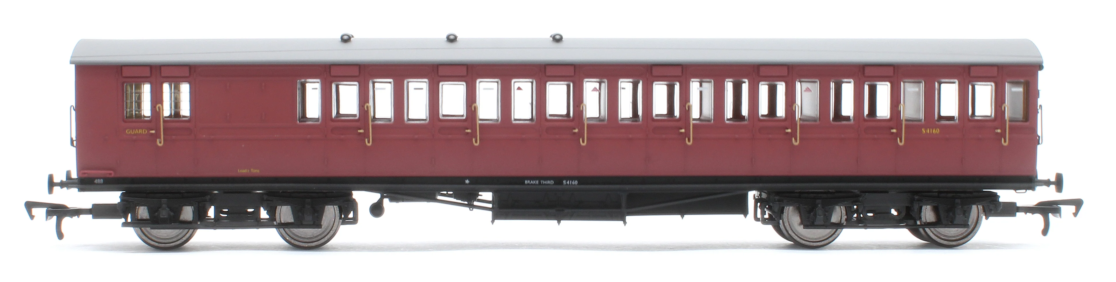 E86023 LBSCR 54ft 'Isle of Wight' 4-Coach Pack BR Crimson No. 488 - Image 6