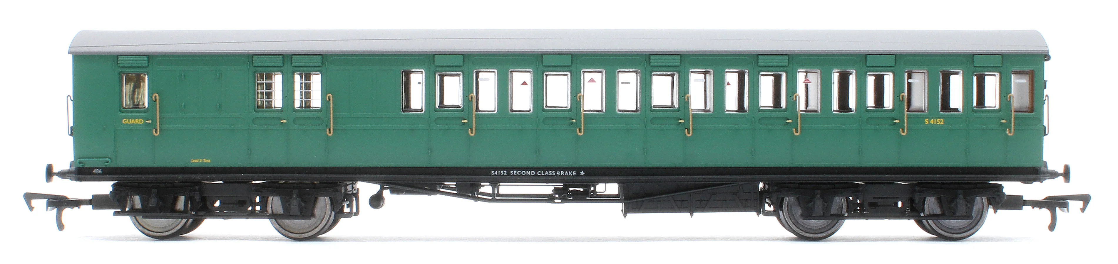 E86024 LBSCR 54ft 'Isle of Wight' 4-Coach Pack BR (SR) Green No. 486 - Image 3