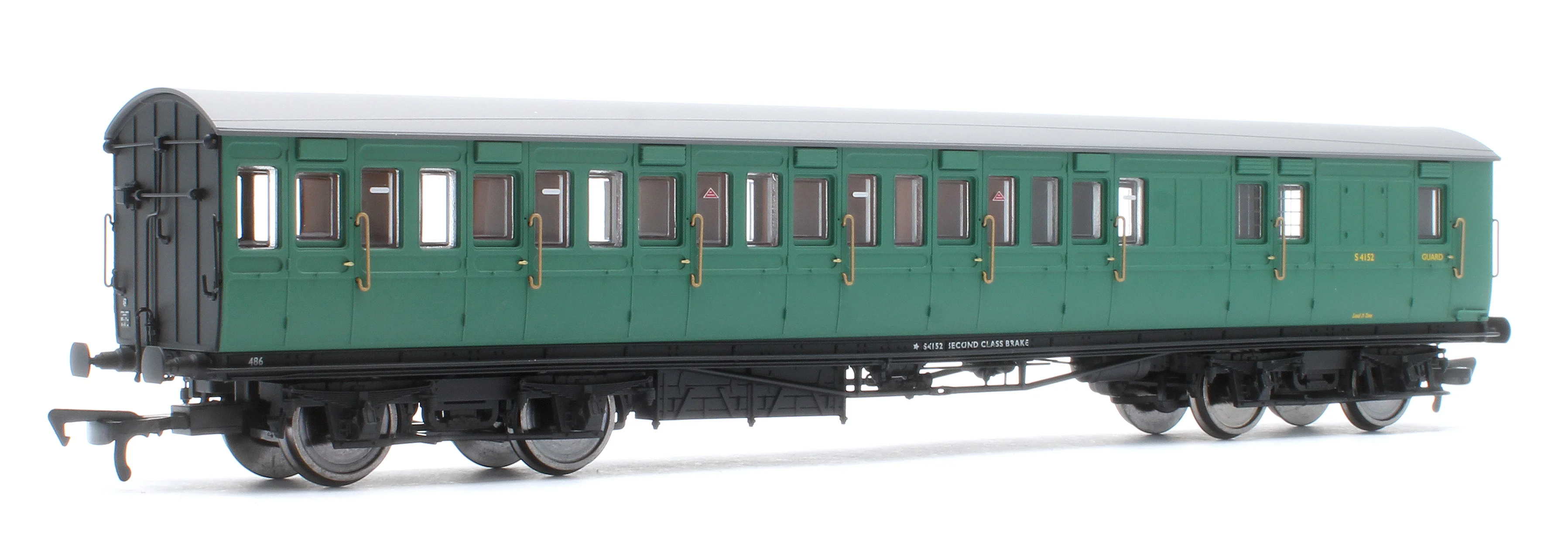 E86024 LBSCR 54ft 'Isle of Wight' 4-Coach Pack BR (SR) Green No. 486 - Image 4