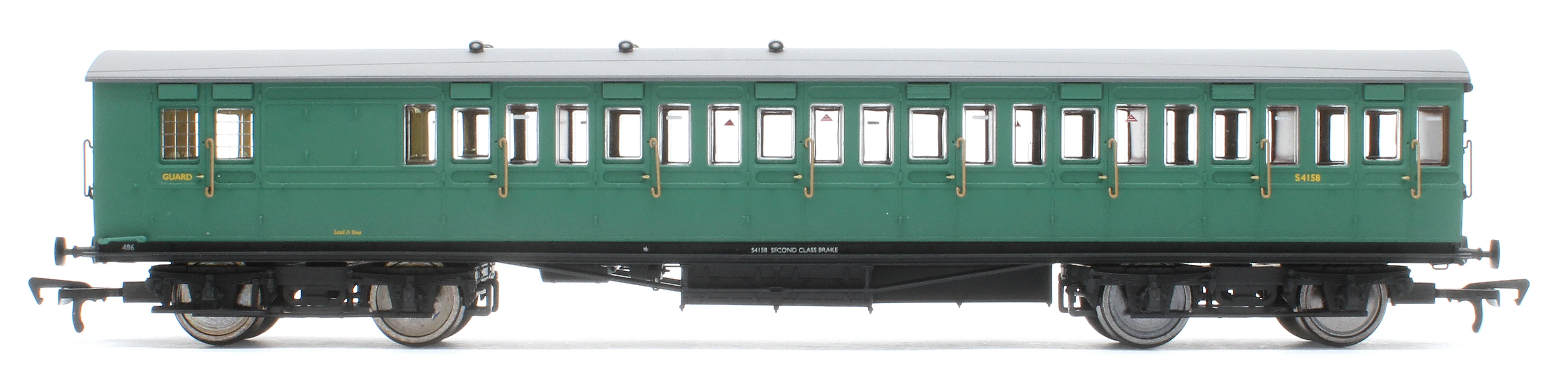 E86024 LBSCR 54ft 'Isle of Wight' 4-Coach Pack BR (SR) Green No. 486 - Image 6