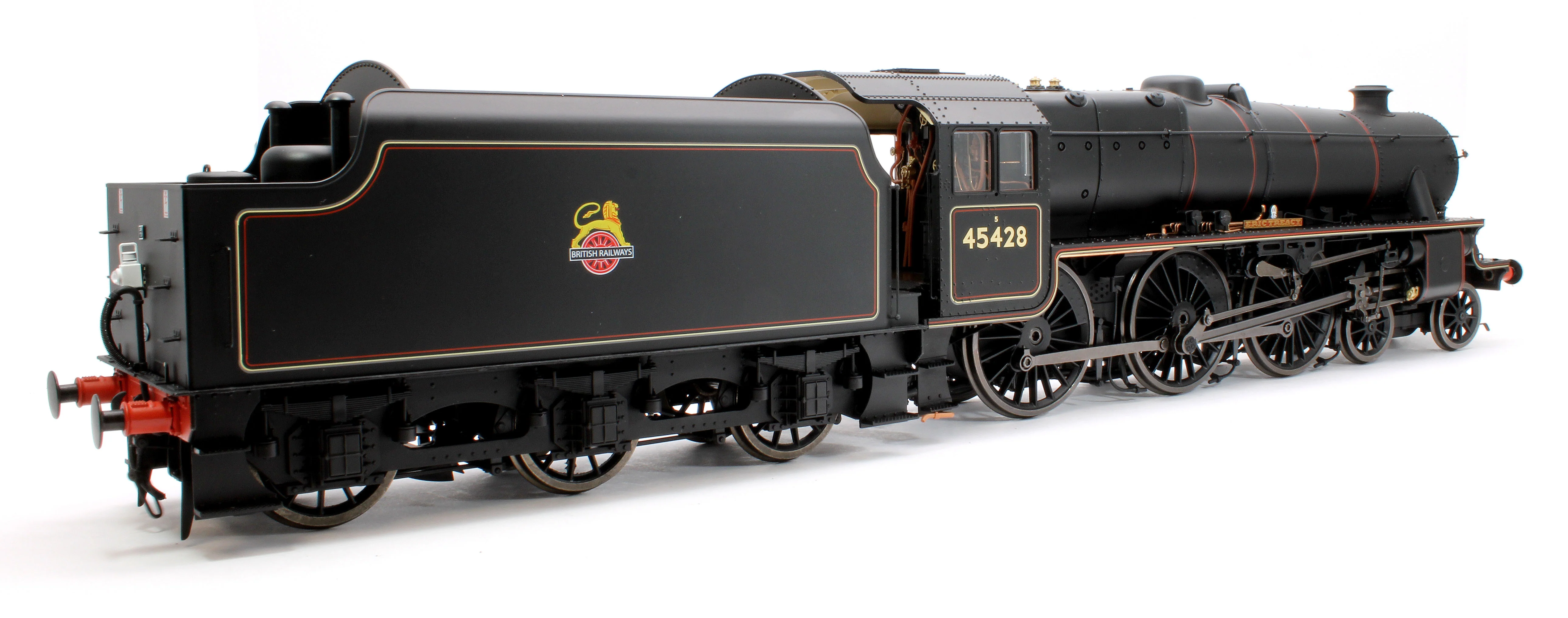 E1003Y Stanier Class 5 4-6-0 "Black 5" Early BR Lined '45428' 'Eric Treacy' Welded Tender Limited Edition Steam Locomotive - Image 4