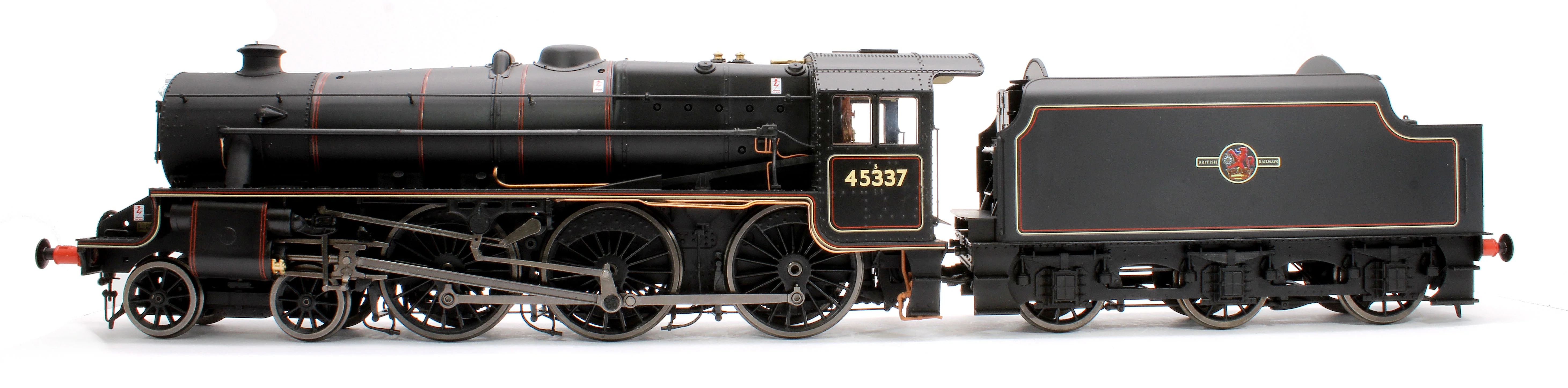 E1005A Stanier Class 5 4-6-0 "Black 5" Late BR Lined '45337' Welded Tender Steam Locomotive - Image 2
