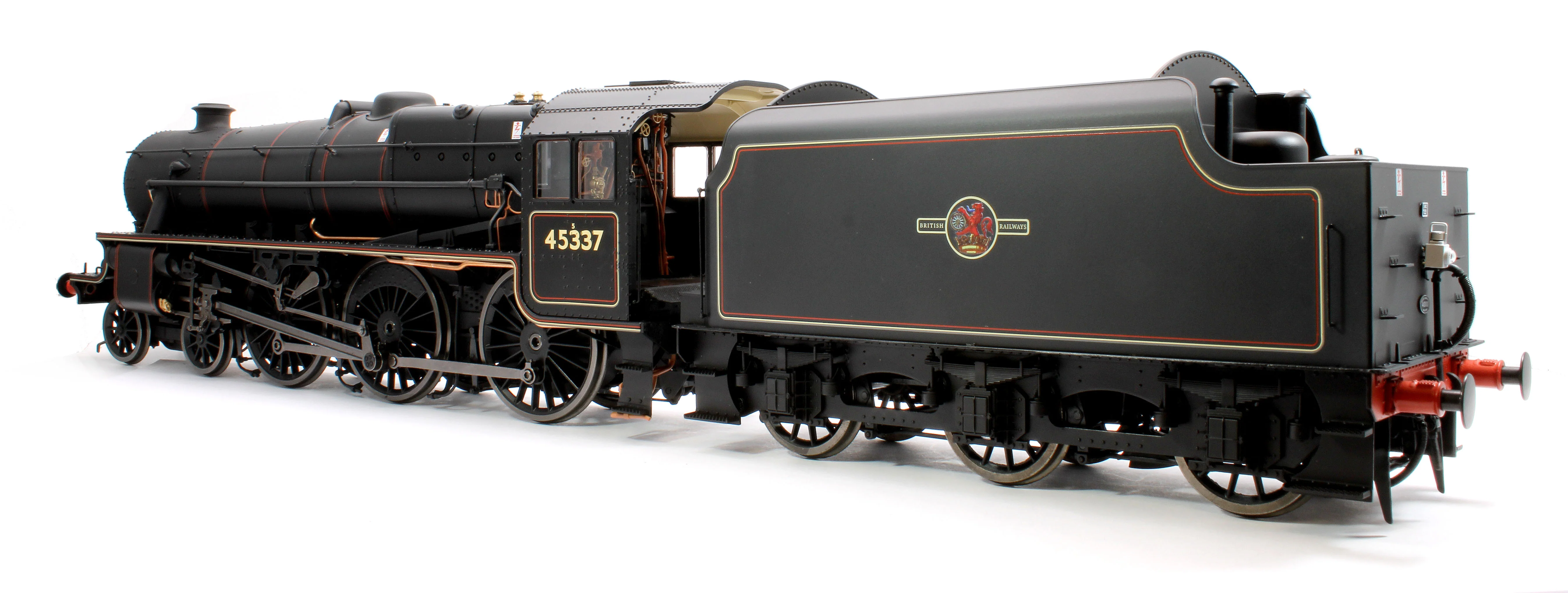 E1005A Stanier Class 5 4-6-0 "Black 5" Late BR Lined '45337' Welded Tender Steam Locomotive - Image 3