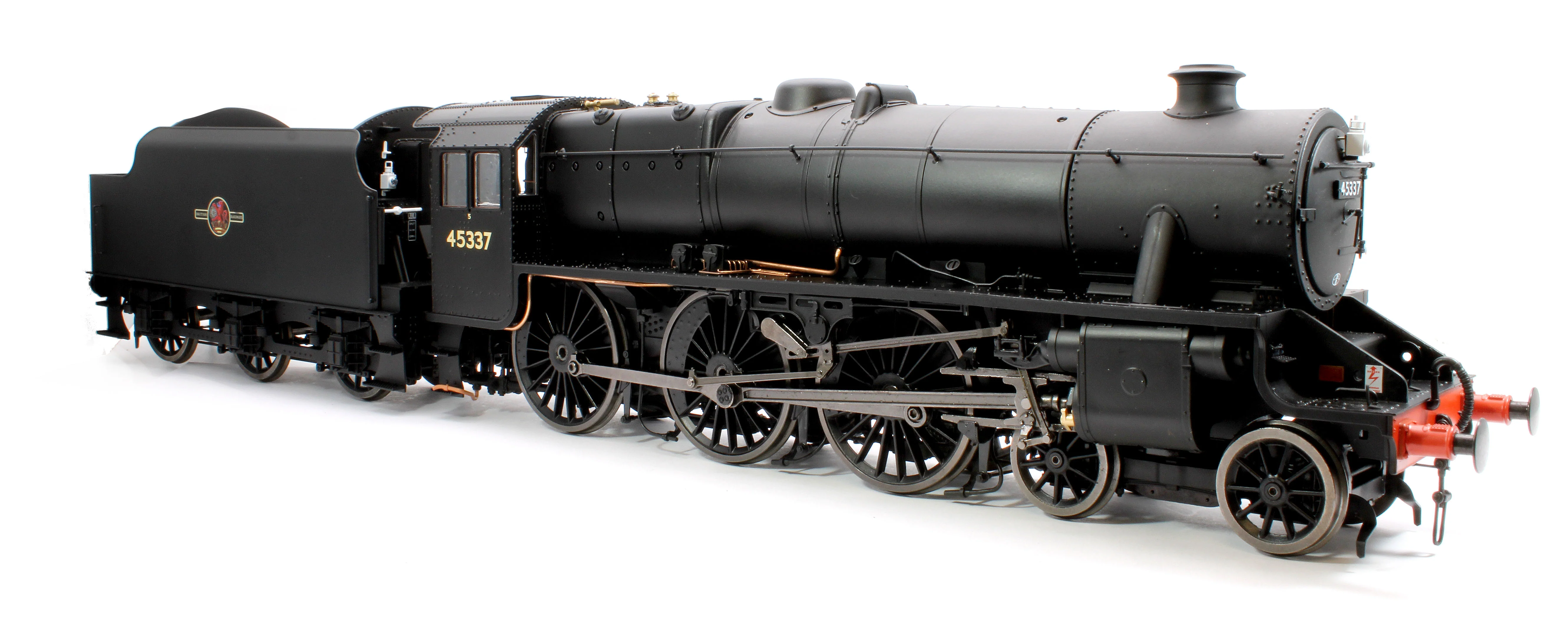 E1007 Stanier Class 5 4-6-0 "Black 5" Plain BR Black '45337' Welded Tender Steam Locomotive - Image 5
