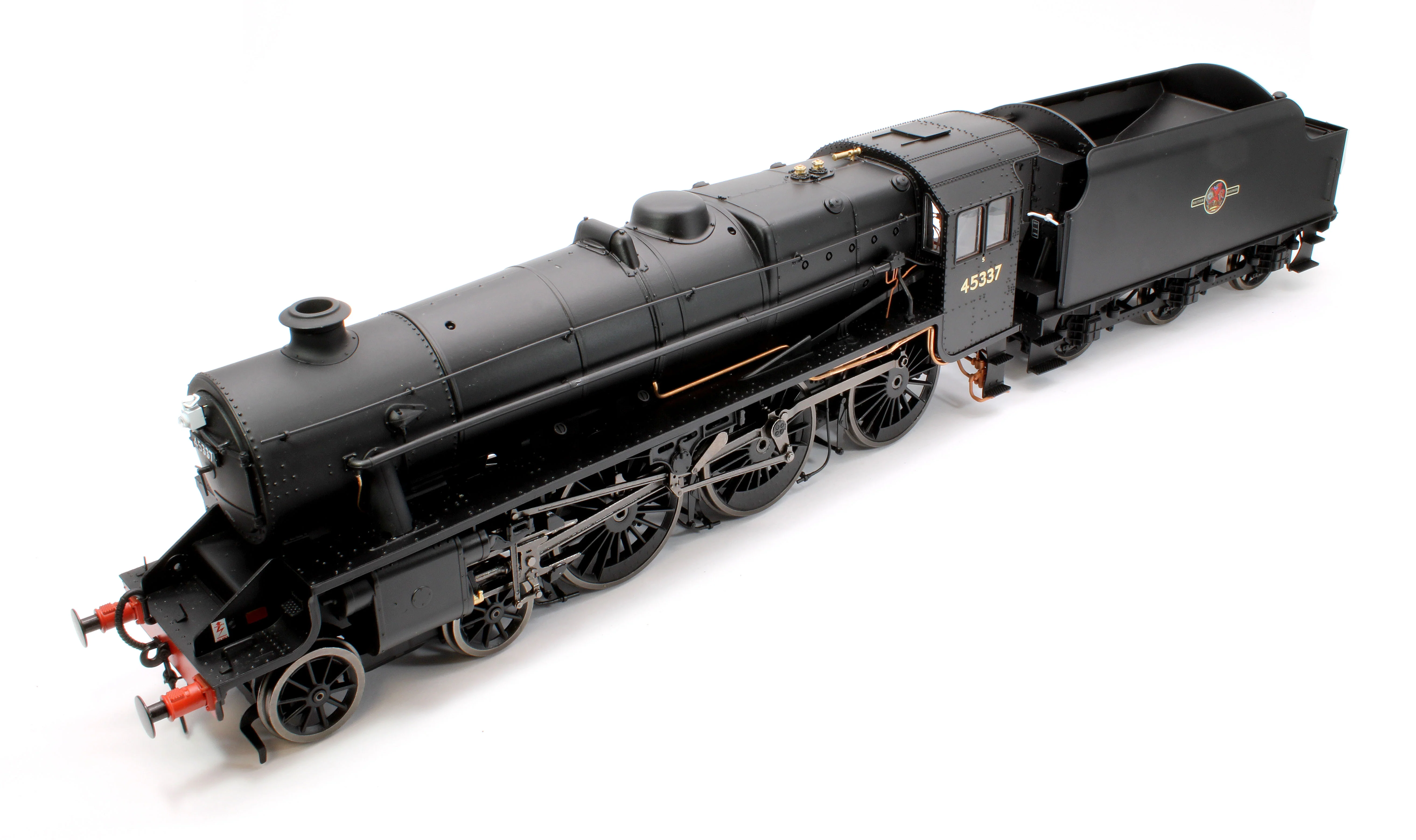 E1007 Stanier Class 5 4-6-0 "Black 5" Plain BR Black '45337' Welded Tender Steam Locomotive - Image 8