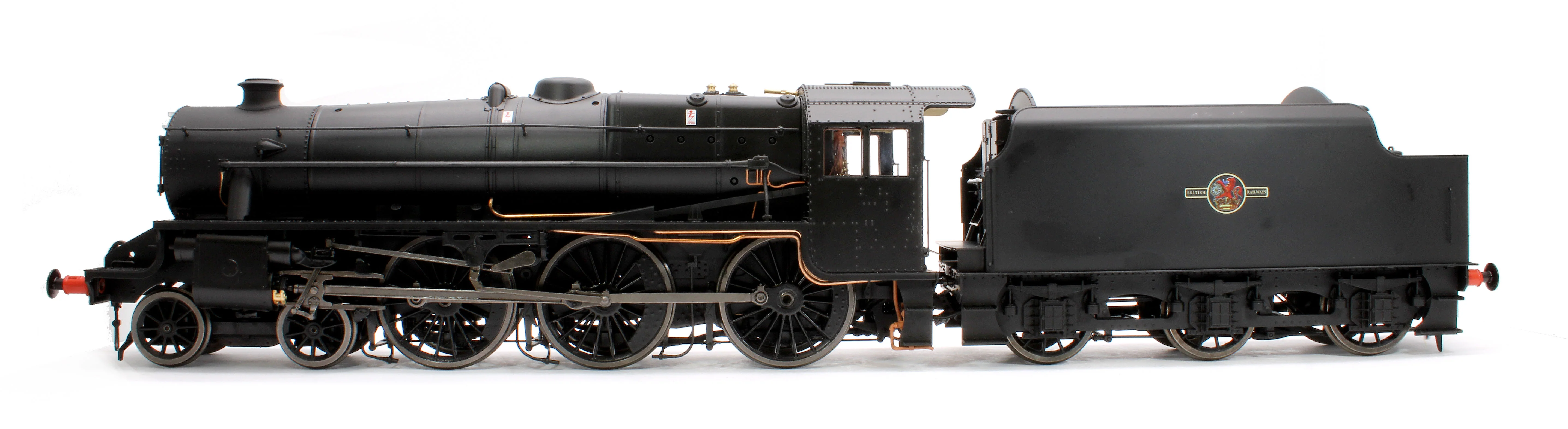 E1007US Stanier Class 5 4-6-0 "Black 5" Plain BR Black 'Un-numbered' Welded Tender Steam Locomotive - DCC Sound - Image 2