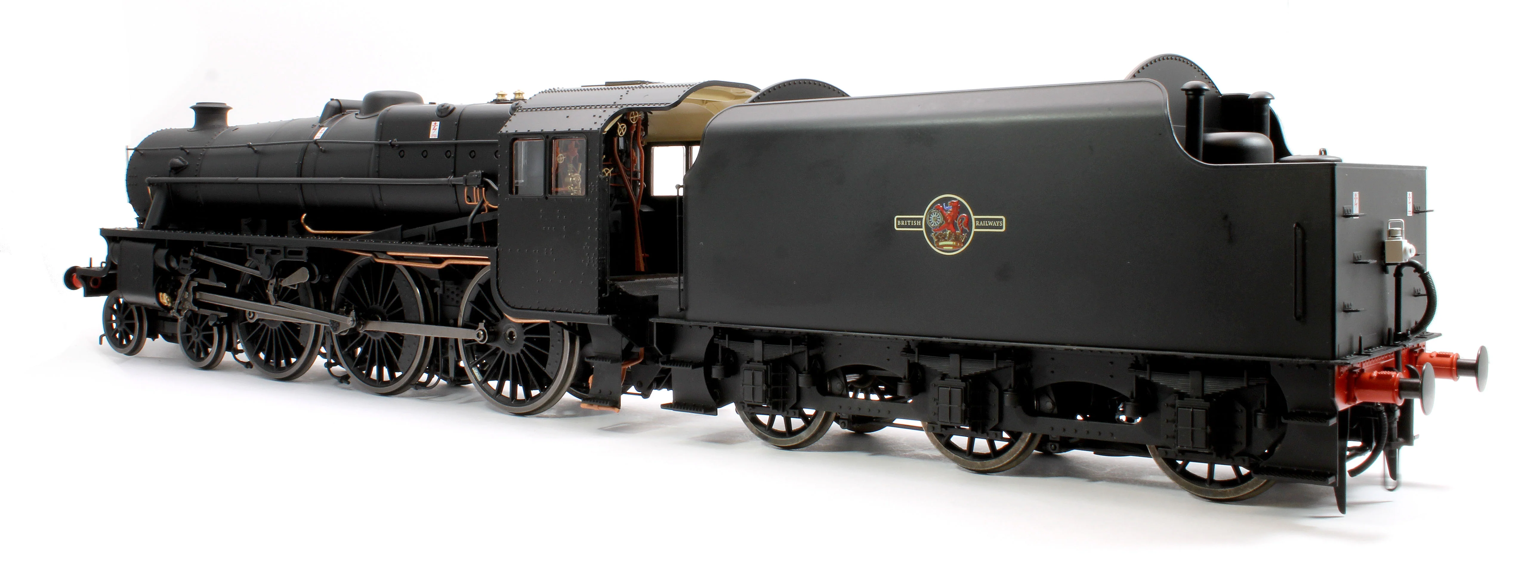 E1007US Stanier Class 5 4-6-0 "Black 5" Plain BR Black 'Un-numbered' Welded Tender Steam Locomotive - DCC Sound - Image 3