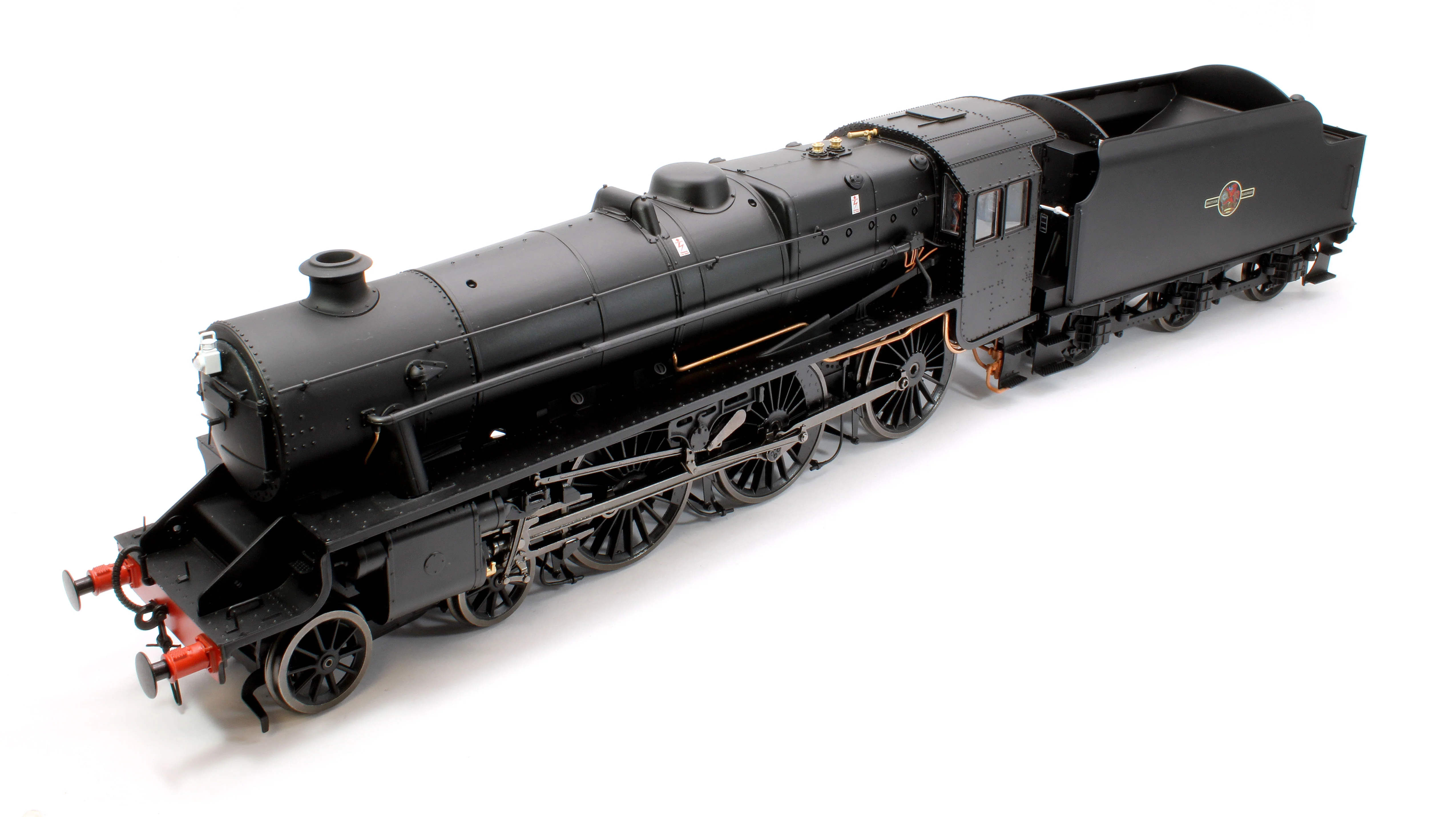 E1007US Stanier Class 5 4-6-0 "Black 5" Plain BR Black 'Un-numbered' Welded Tender Steam Locomotive - DCC Sound - Image 8