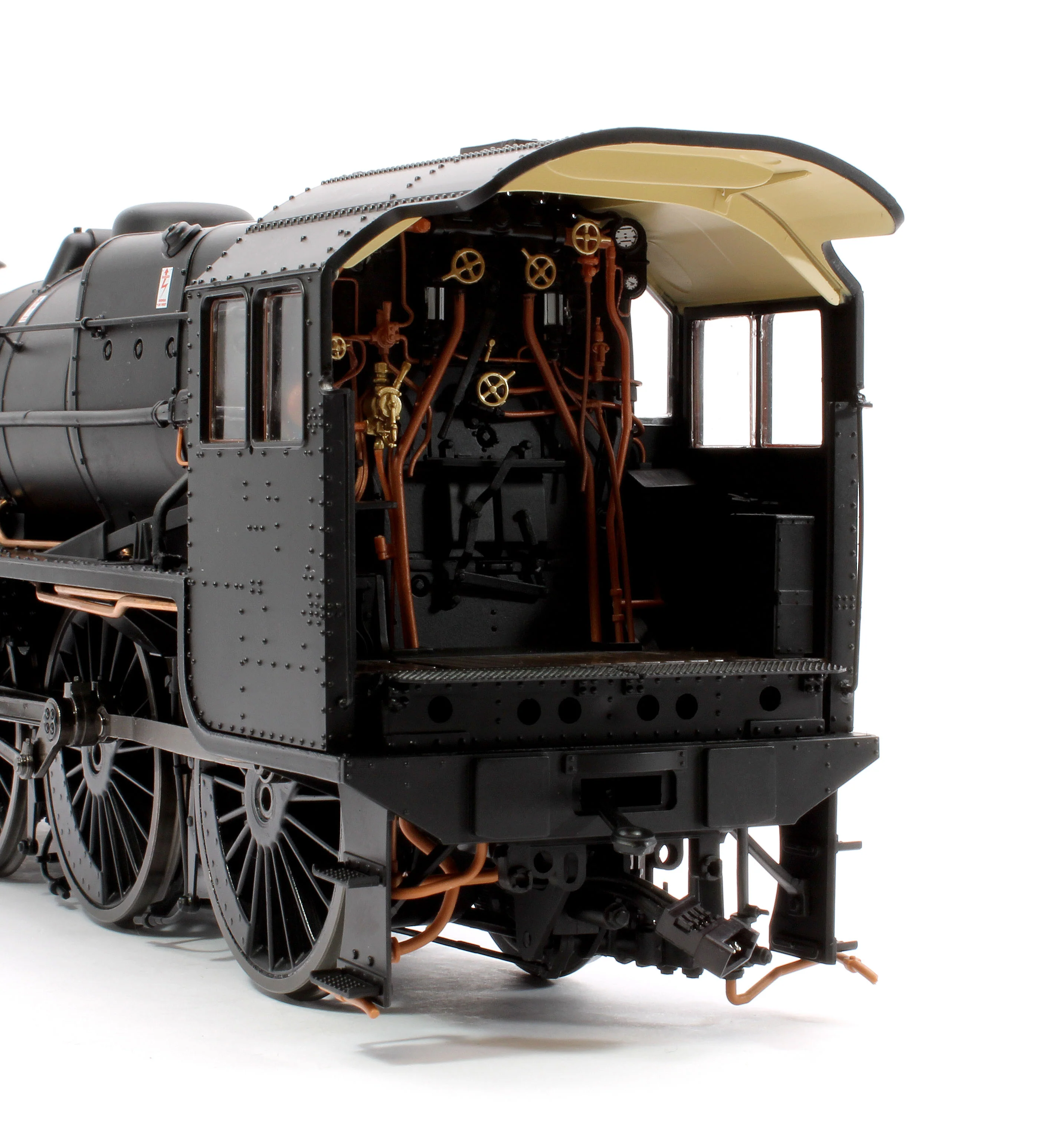 E1008U Stanier Class 5 4-6-0 "Black 5" Plain BR Black 'Un-numbered' Riveted Tender Steam Locomotive - Image 7