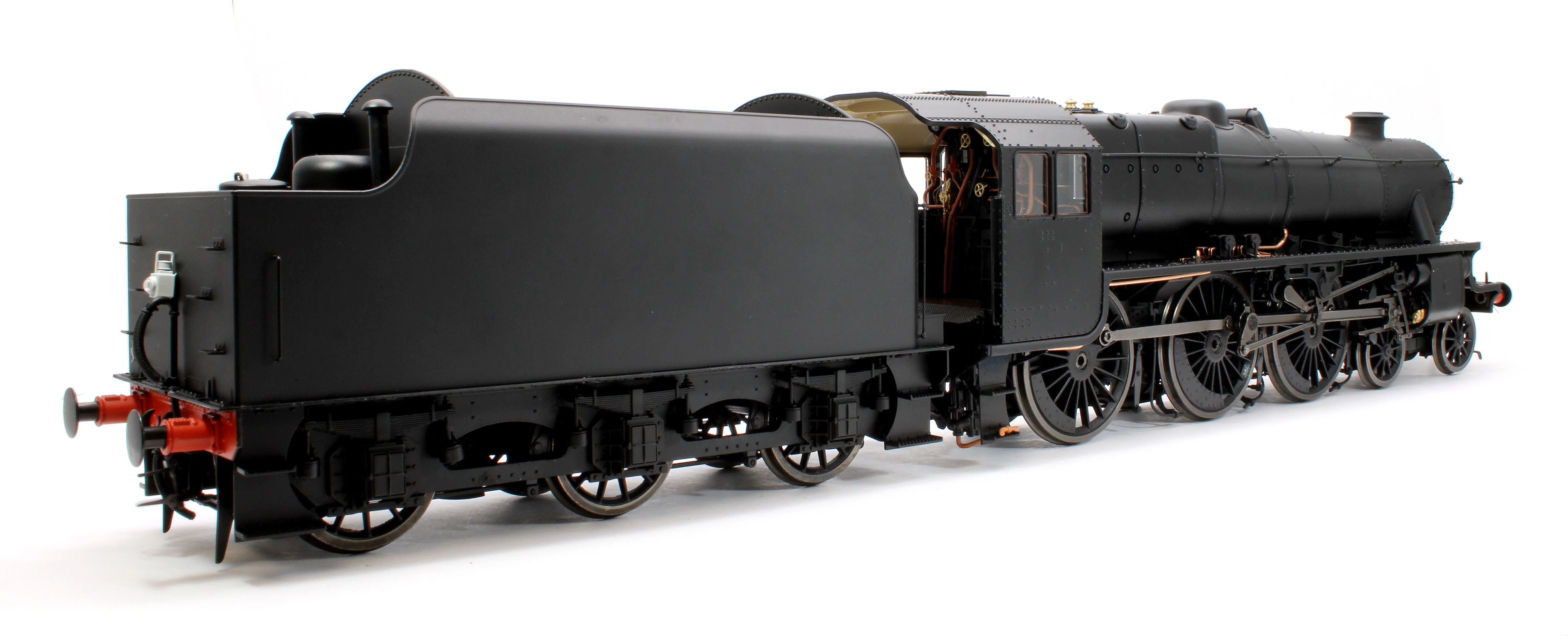 E1009U Stanier Class 5 4-6-0 "Black 5" Plain Black 'Un-numbered' Welded Tender Steam Locomotive - Image 4