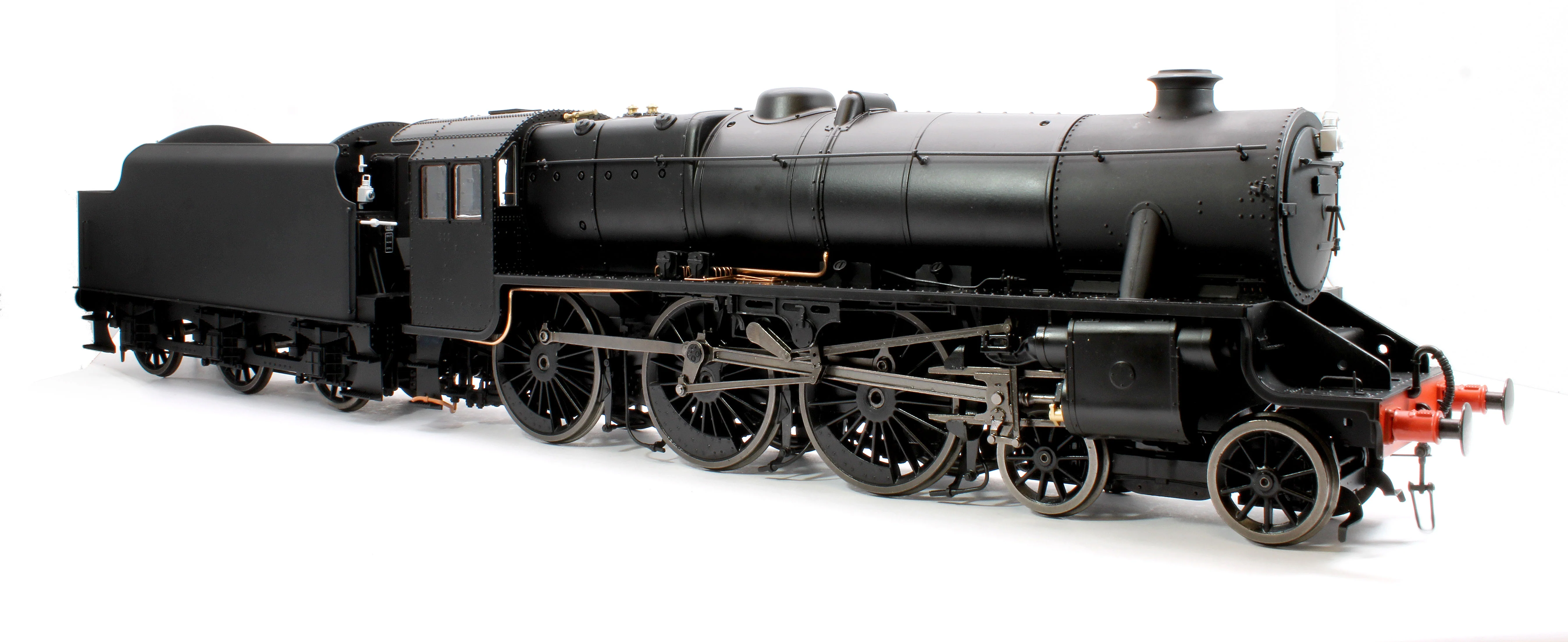 E1009U Stanier Class 5 4-6-0 "Black 5" Plain Black 'Un-numbered' Welded Tender Steam Locomotive - Image 5