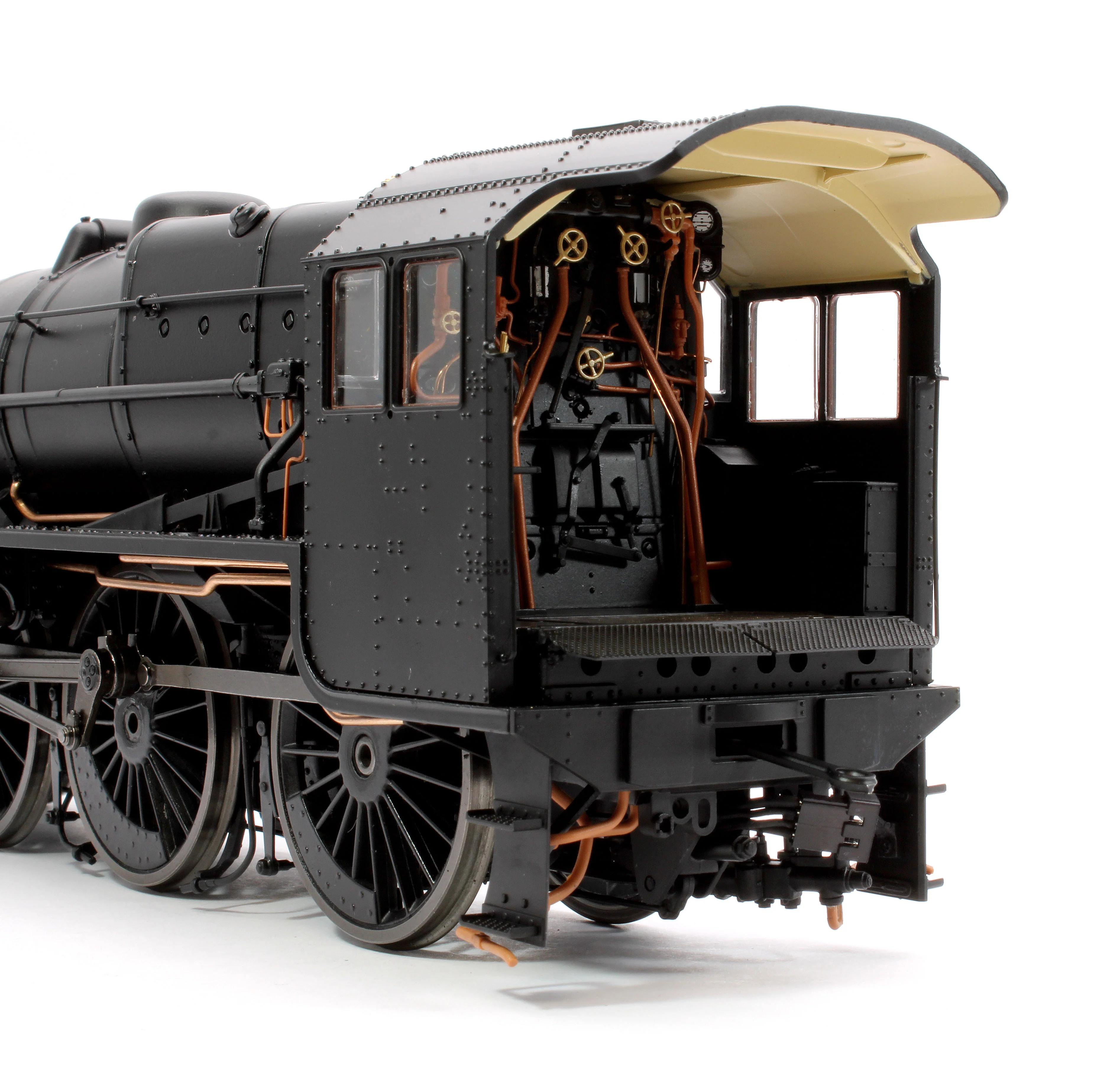 E1009U Stanier Class 5 4-6-0 "Black 5" Plain Black 'Un-numbered' Welded Tender Steam Locomotive - Image 7